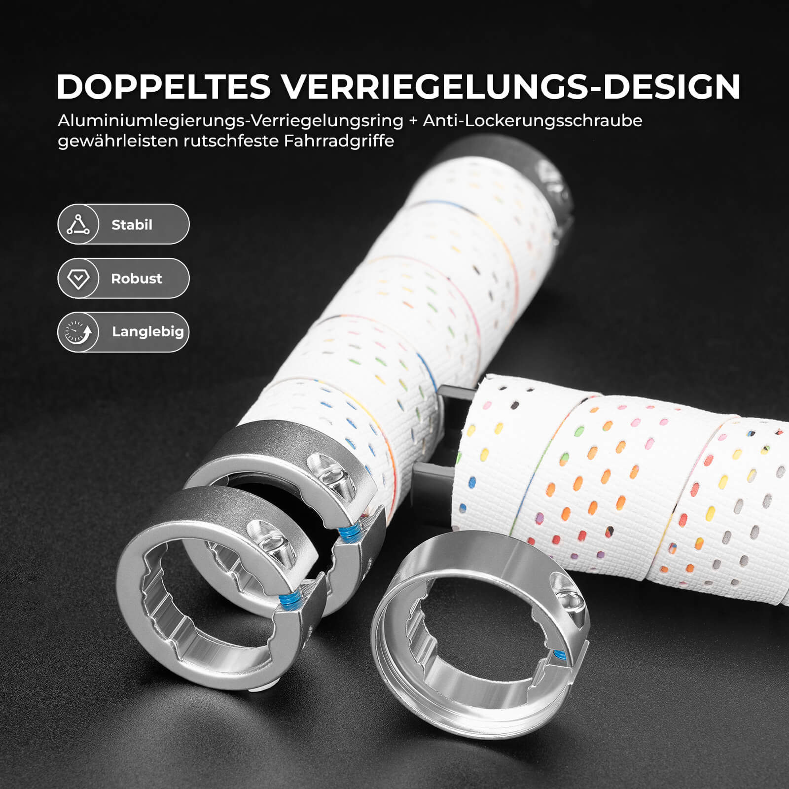 Lenkergriffe 22 mm Doppelverschluss e4bef2e7f2e0