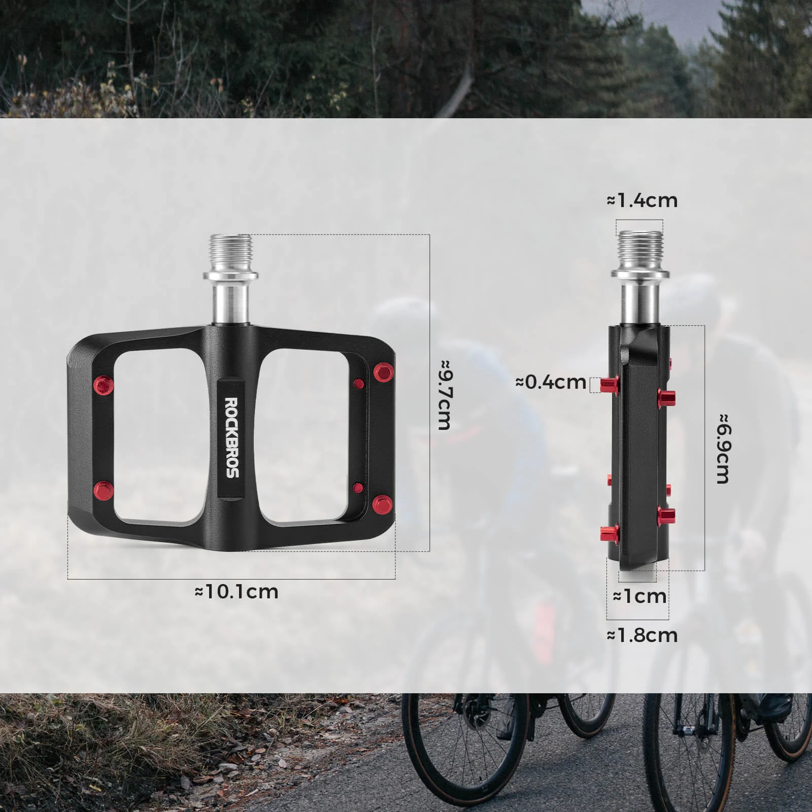 MTB   Rennrad Pedale   171 g Paar  Ultraleicht Mag 2fc68c5a51bb
