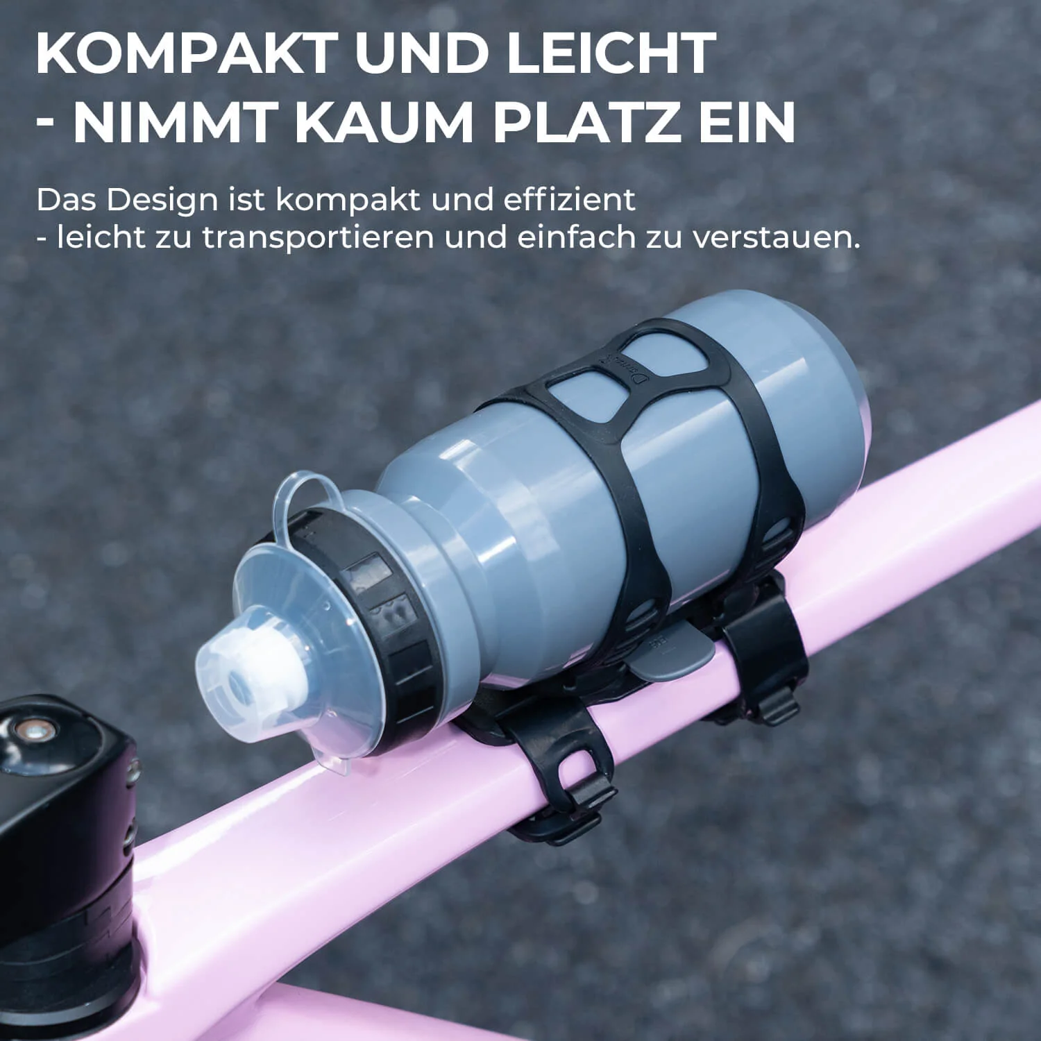 Magnetischer Flaschenhalter für Fahrrad   mit Riem d2de76f208e3