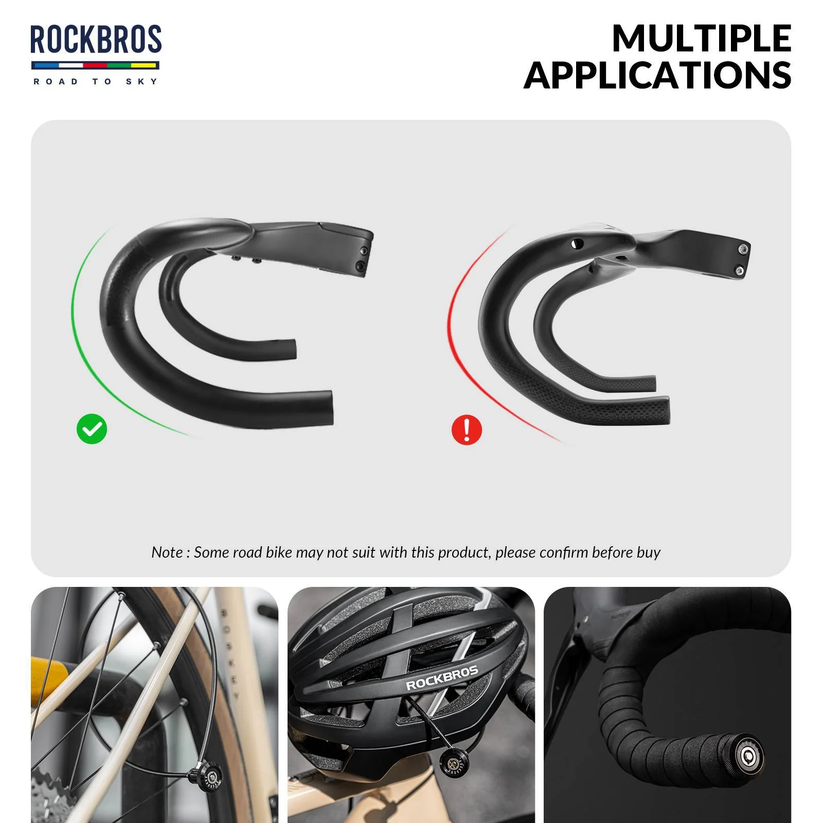 ROAD TO SKY Fahrrad Mini Kabelschloss mit Lenkerst 6e3fc28ab3ac