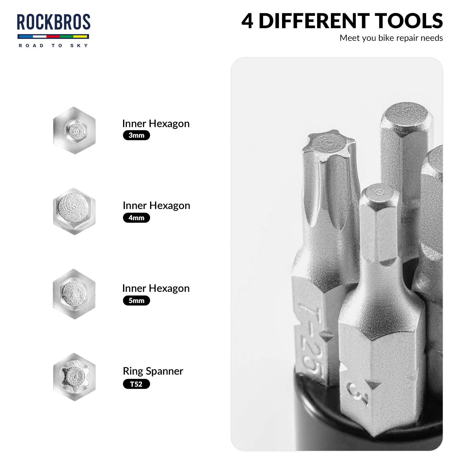 ROAD TO SKY Multifunktional 6 in 1 Reparatur Kit W e1d84d1d2161