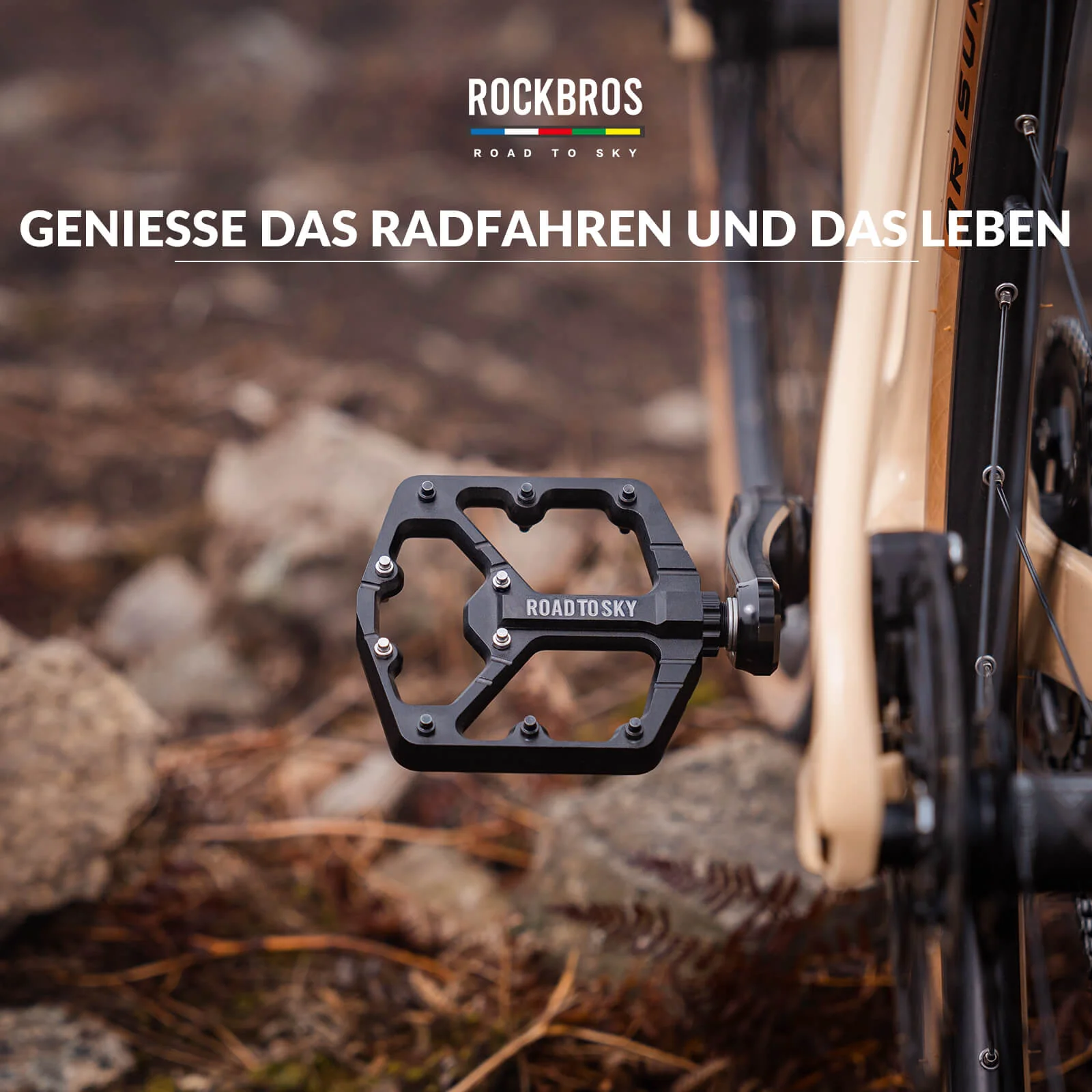 ROAD TO SKY Platform Fahrradpedale 9 16 Zoll Rutsc ef4ae8265199