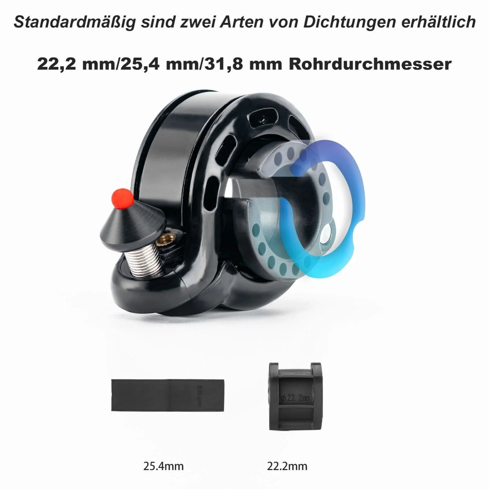 ROCKBROS 100dB Versteckte Fahrradklingel Regenfest 2799278c5532