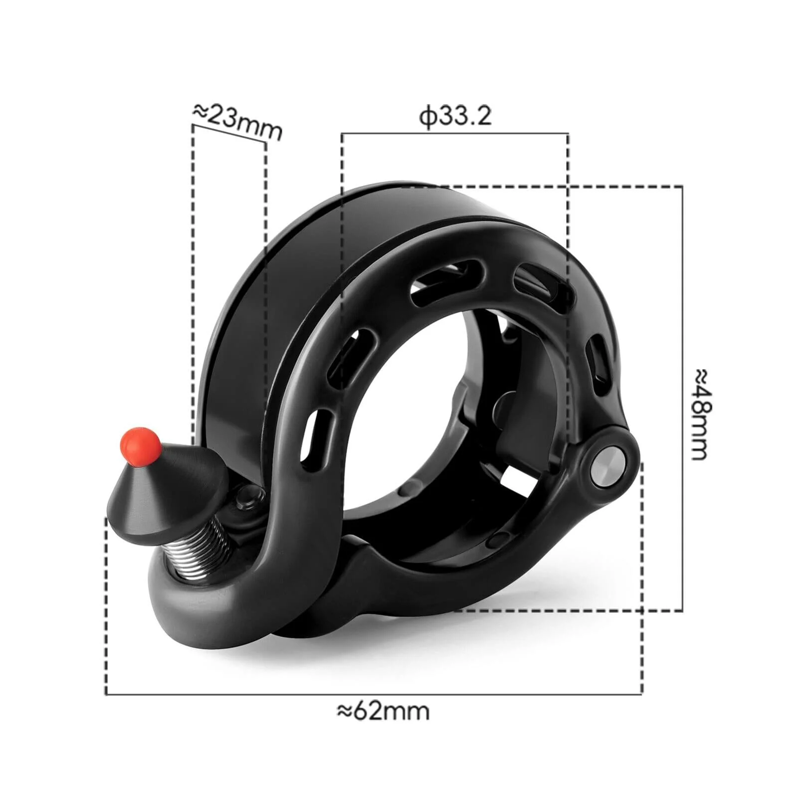 ROCKBROS 100dB Versteckte Fahrradklingel Regenfest 80f137239c9b