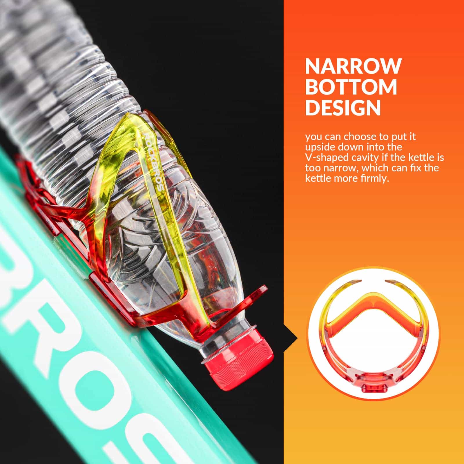 ROCKBROS 35g Leicht PC Fahrrad Flaschenhalter 7fae803324bd