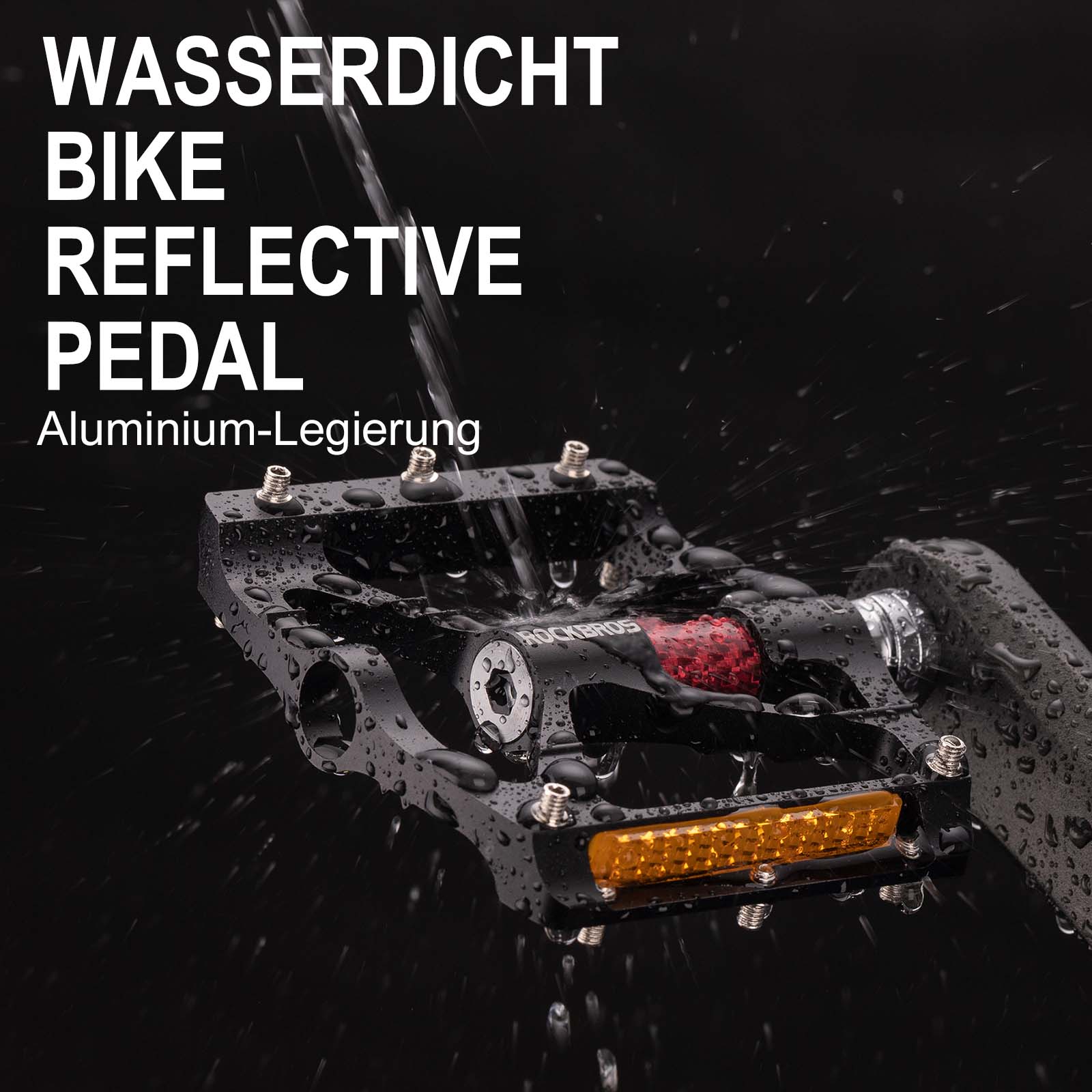 ROCKBROS Alu Fahrradpedale 9 16 Zoll mit zwei PVC  1a1ffd2c5c9b