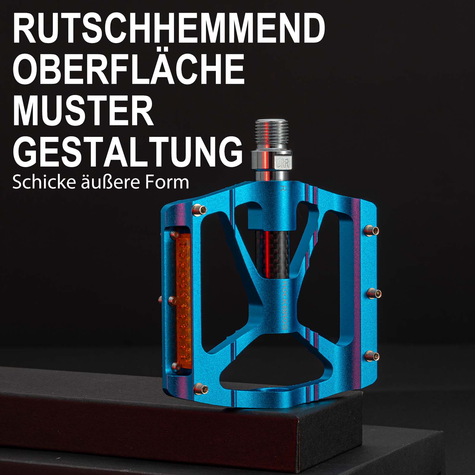 ROCKBROS Alu Fahrradpedale 9 16 Zoll mit zwei PVC  b34d15b90e7e