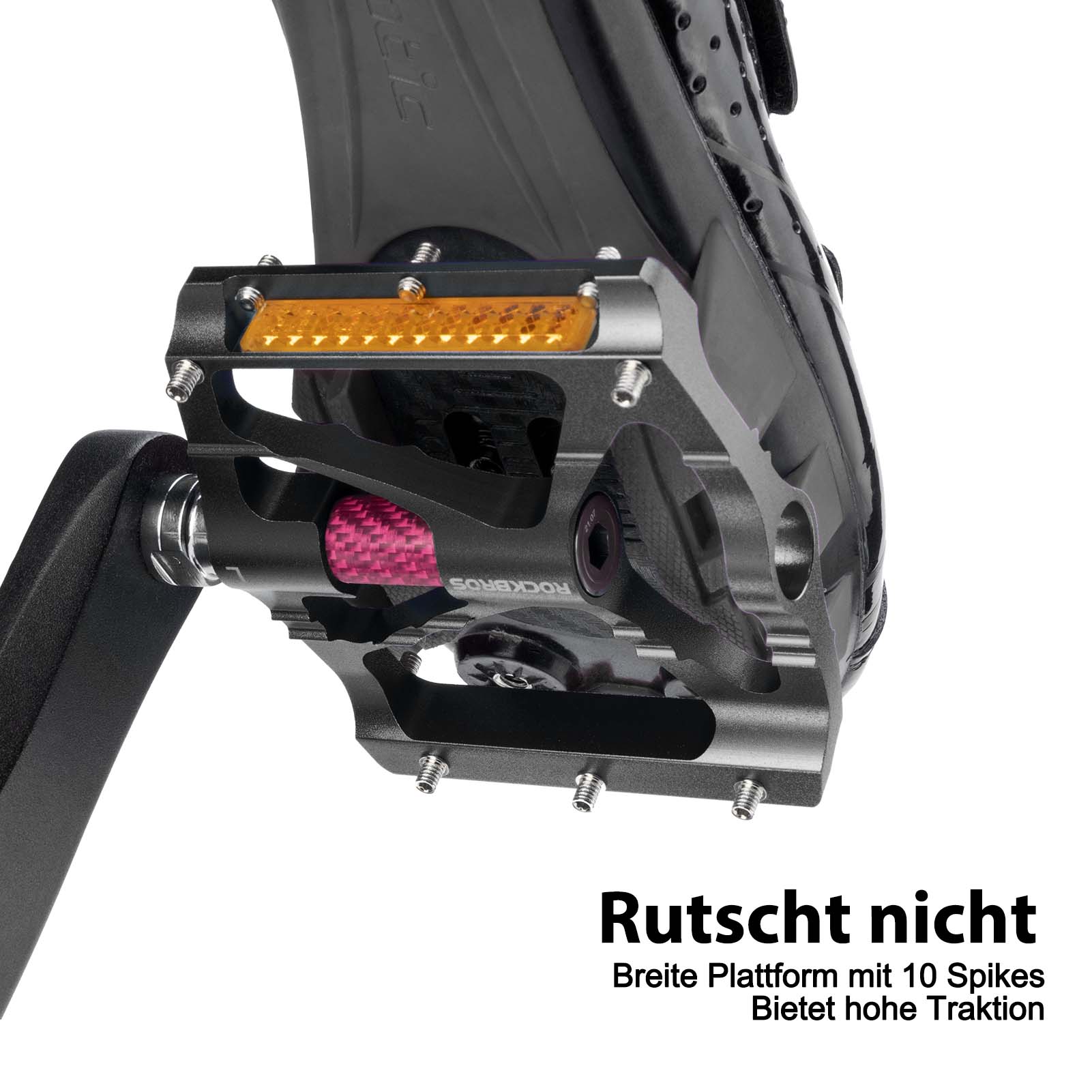 ROCKBROS Alu Fahrradpedale 9 16 Zoll mit zwei PVC  bdd71fed0128