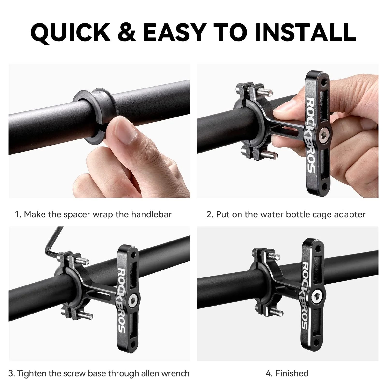 ROCKBROS Alu Universal Flaschenhalter Adapter für  fc53a80ba0c3