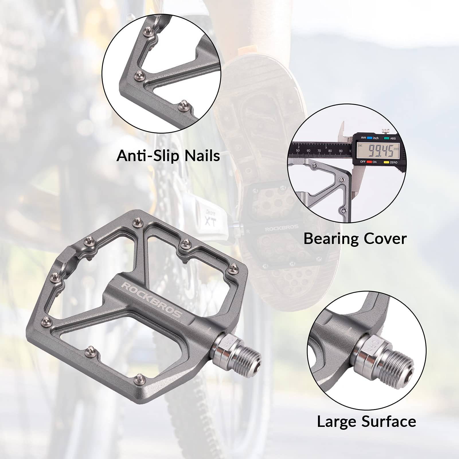 ROCKBROS Aluminium Platform Pedale 9 16 Zoll für M d7aa6392bae9