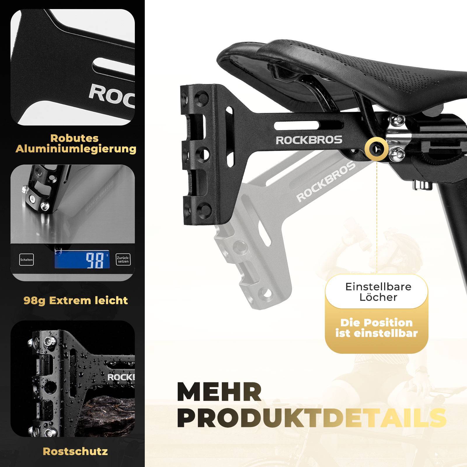 ROCKBROS Fahrrad Flaschenhalter Adapter Aluminum E 5ad40efd92bf