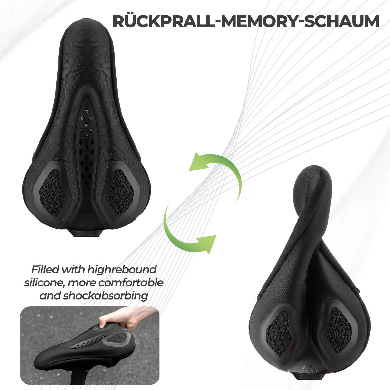 ROCKBROS Fahrrad Sattelbezug Wasserdicht Fahrradsa 6e729a2d2625