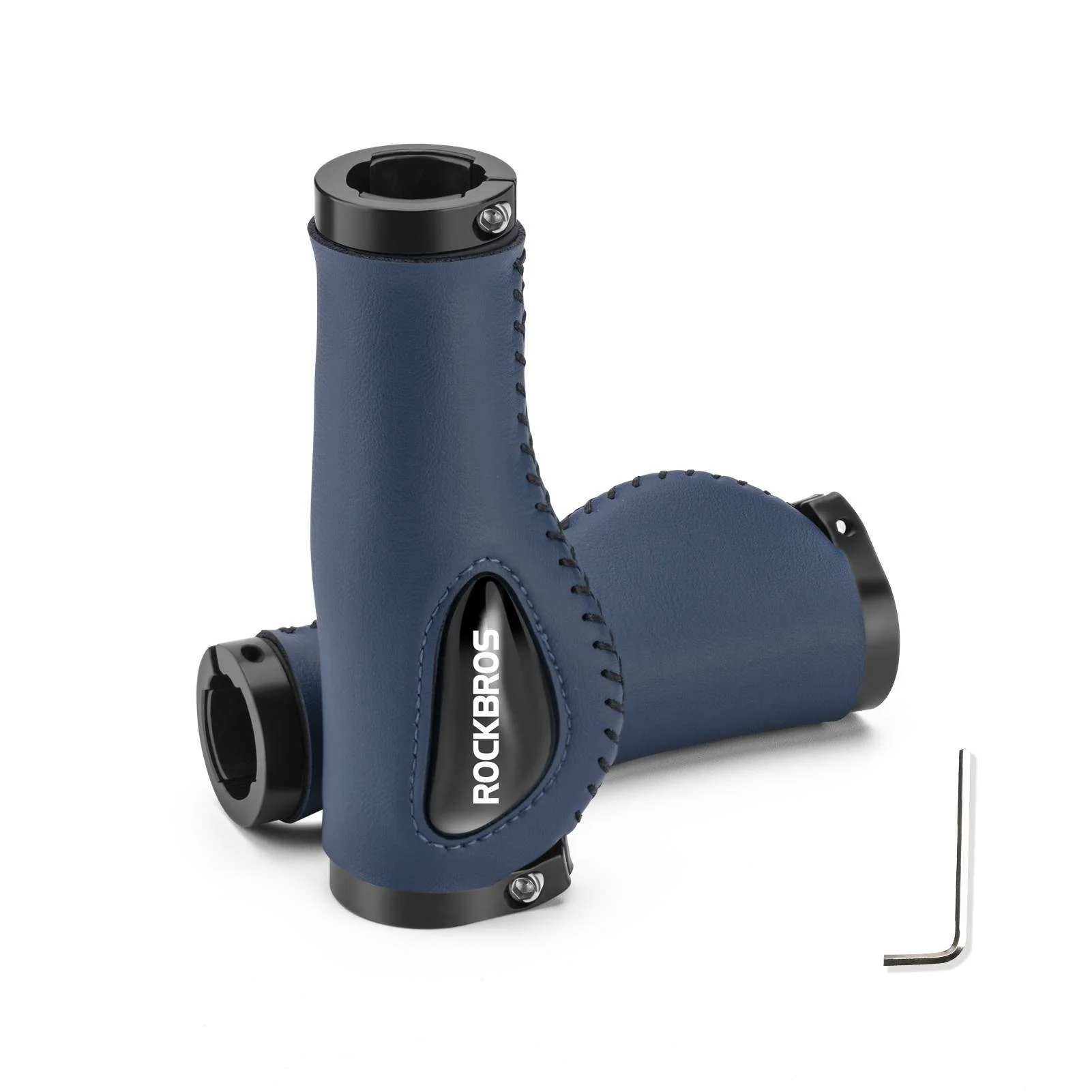ROCKBROS Fahrradgriffe Ledergriffe für Lenker mit  d72a62f36629