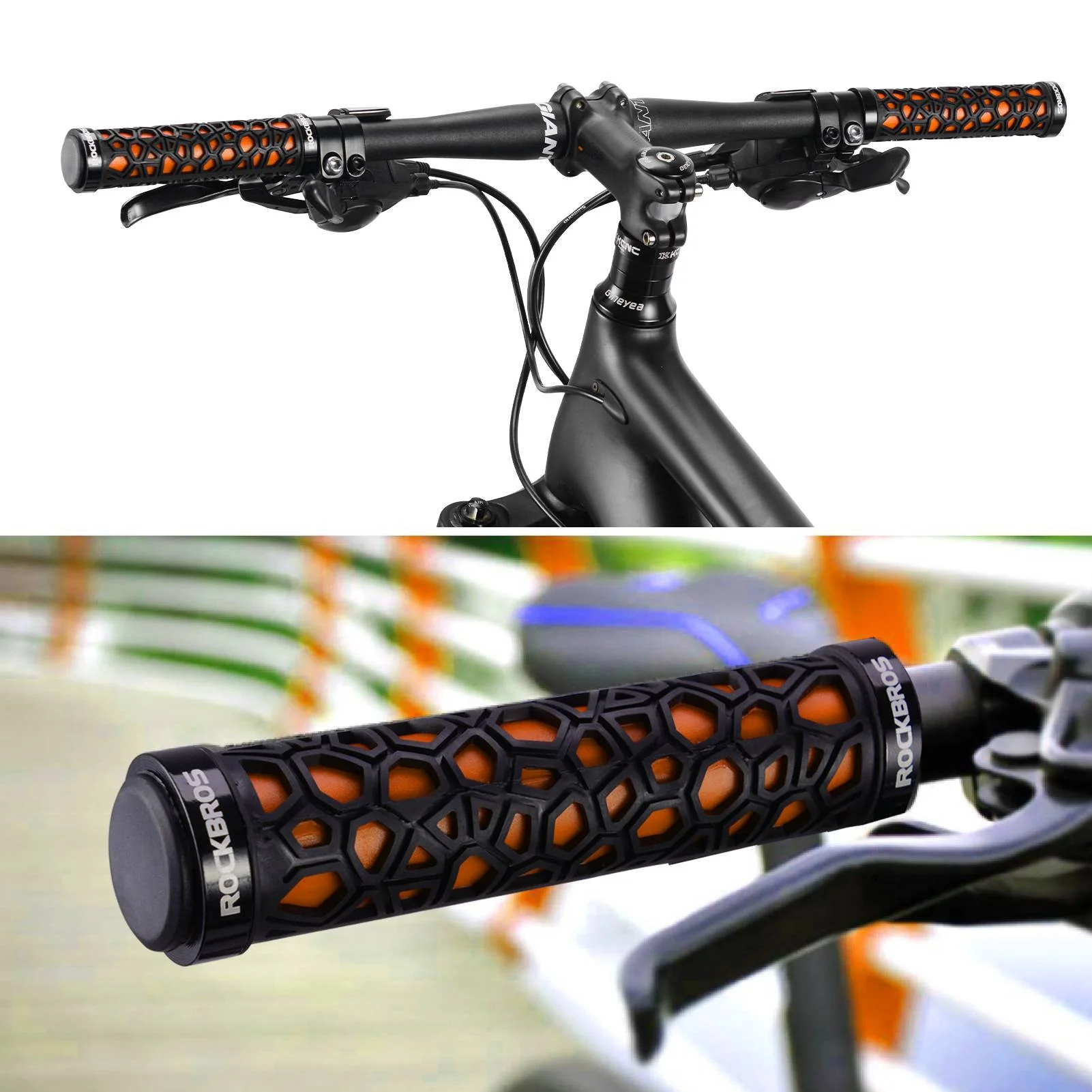 ROCKBROS Fahrradgriffe Lenkergriffe für Mountainbi 220ecab59865