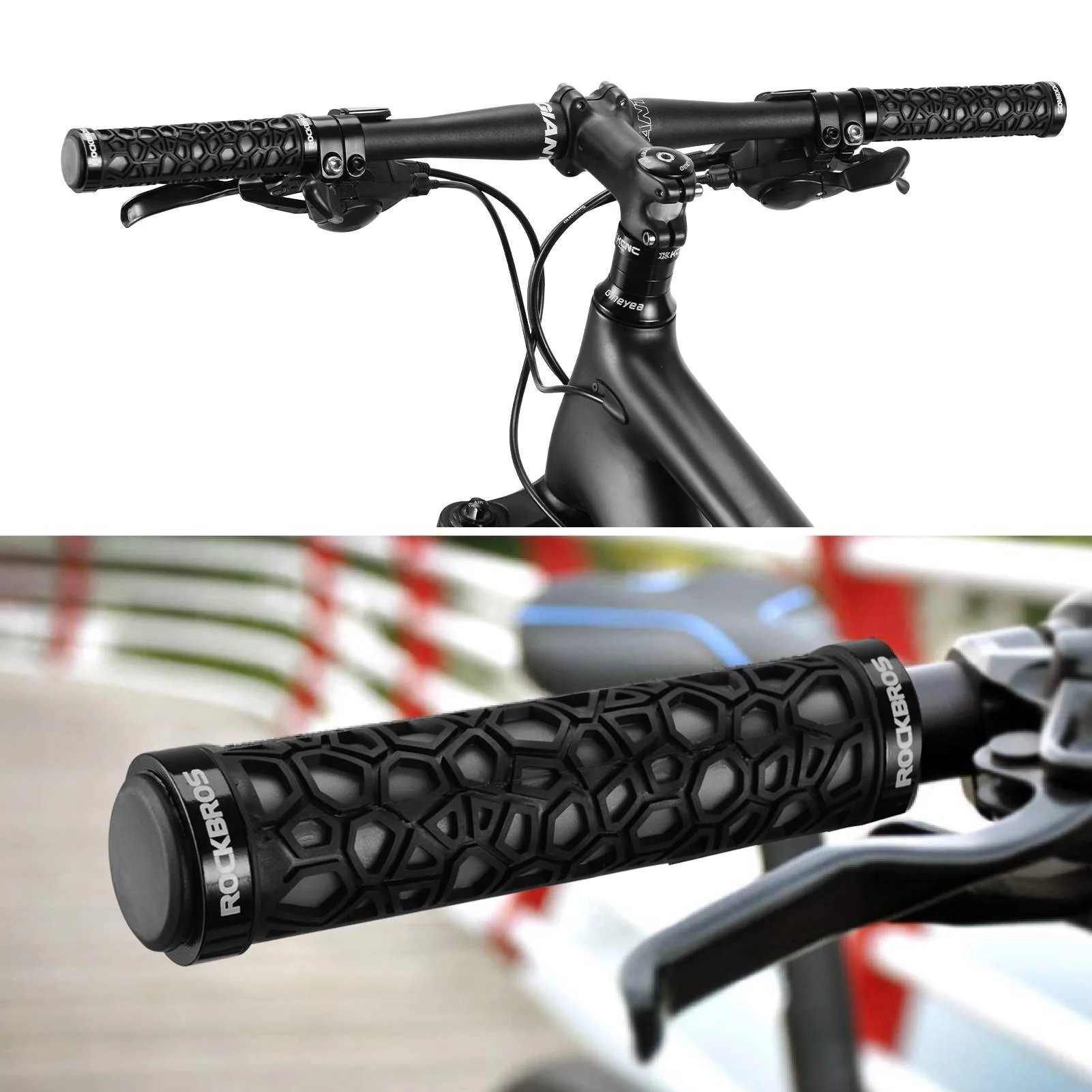 ROCKBROS Fahrradgriffe Lenkergriffe für Mountainbi 8ee9b2c47cbd