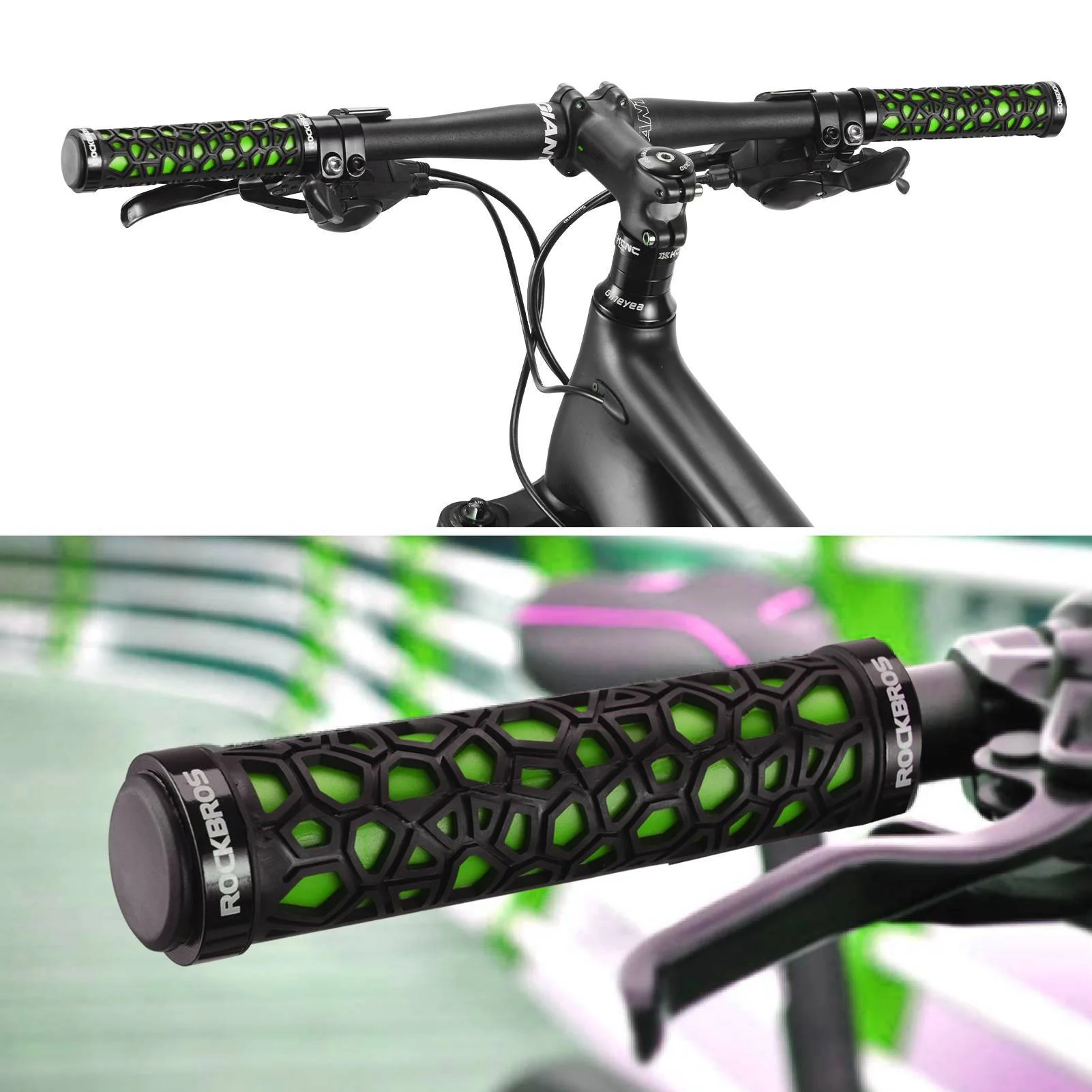 ROCKBROS Fahrradgriffe Lenkergriffe für Mountainbi ff61fb5a5ebc