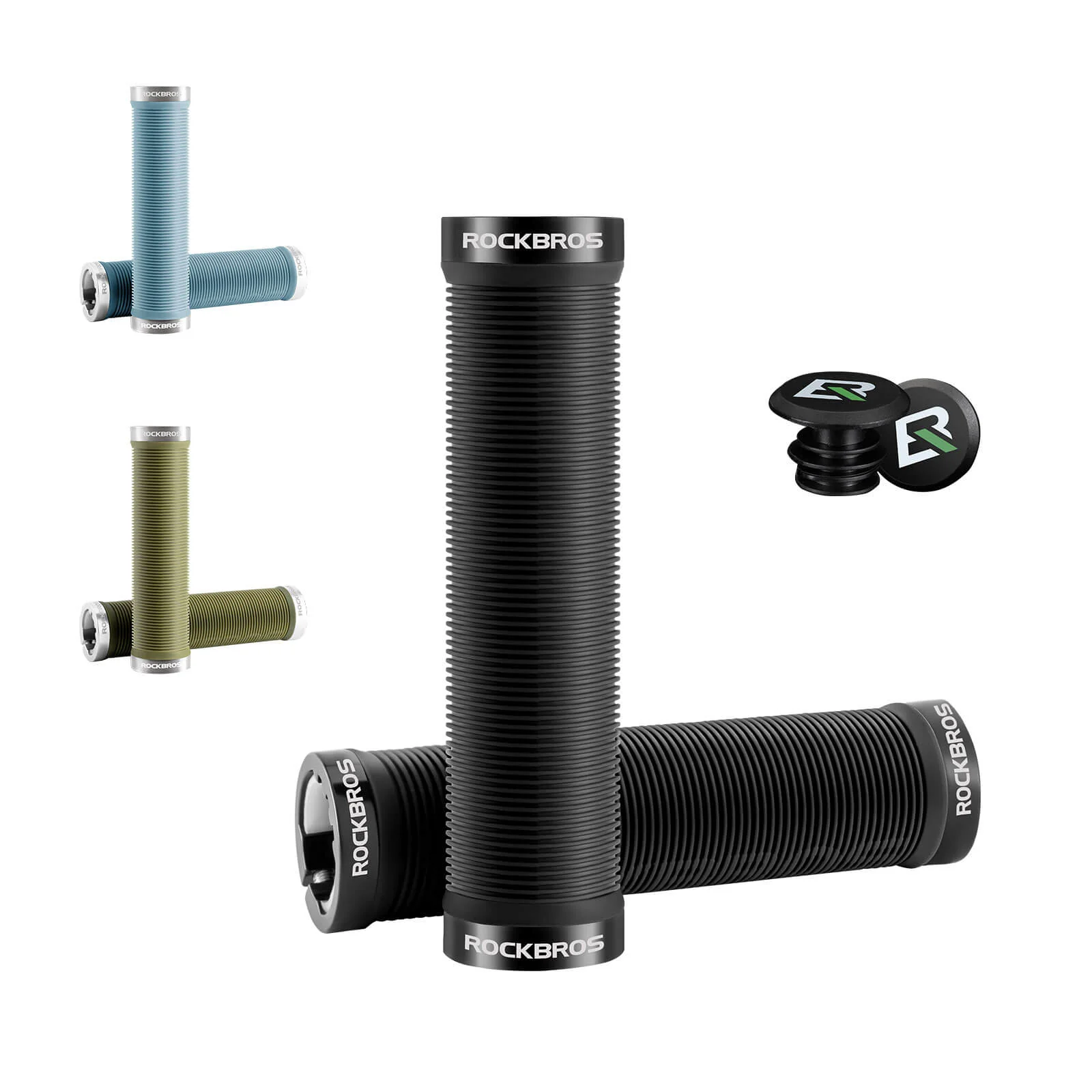 ROCKBROS Fahrradgriffe rutschfest Doppelverschluss b51d64165c47