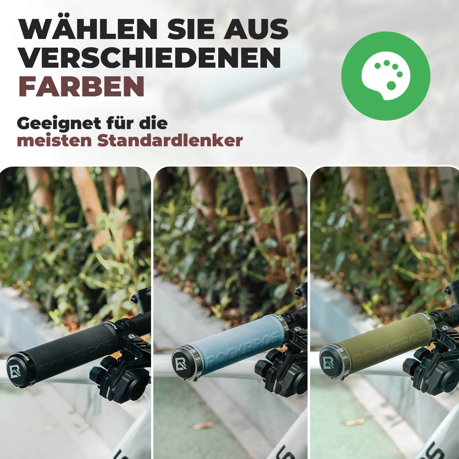 ROCKBROS Fahrradgriffe rutschfest Doppelverschluss c42ce1c20024