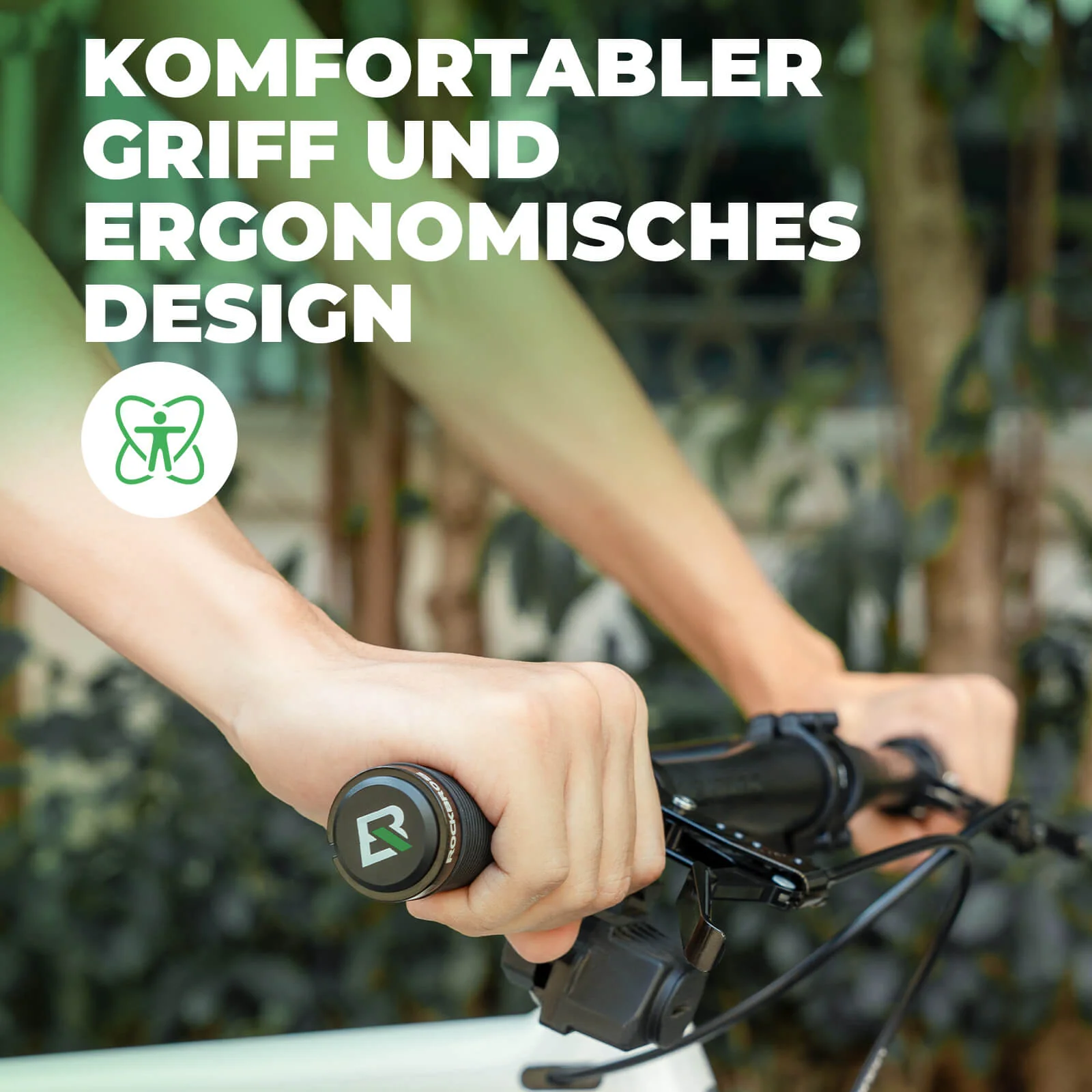 ROCKBROS Fahrradgriffe rutschfest Doppelverschluss cf0c252cc48e