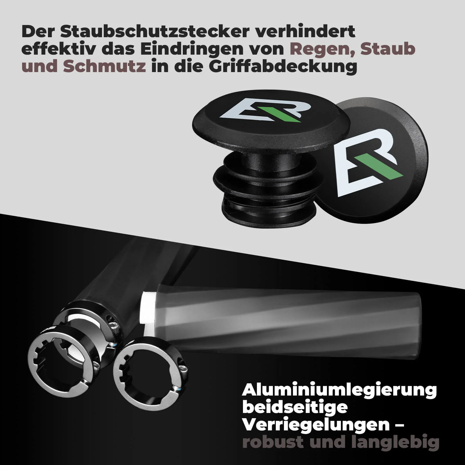 ROCKBROS Fahrradgriffe rutschfest Doppelverschluss f6be095c8b88