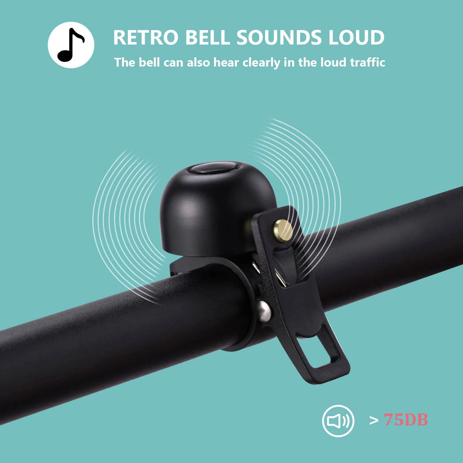 ROCKBROS Fahrradklingel Retro Klingel MTB Edelstah 2604f8ca62c2
