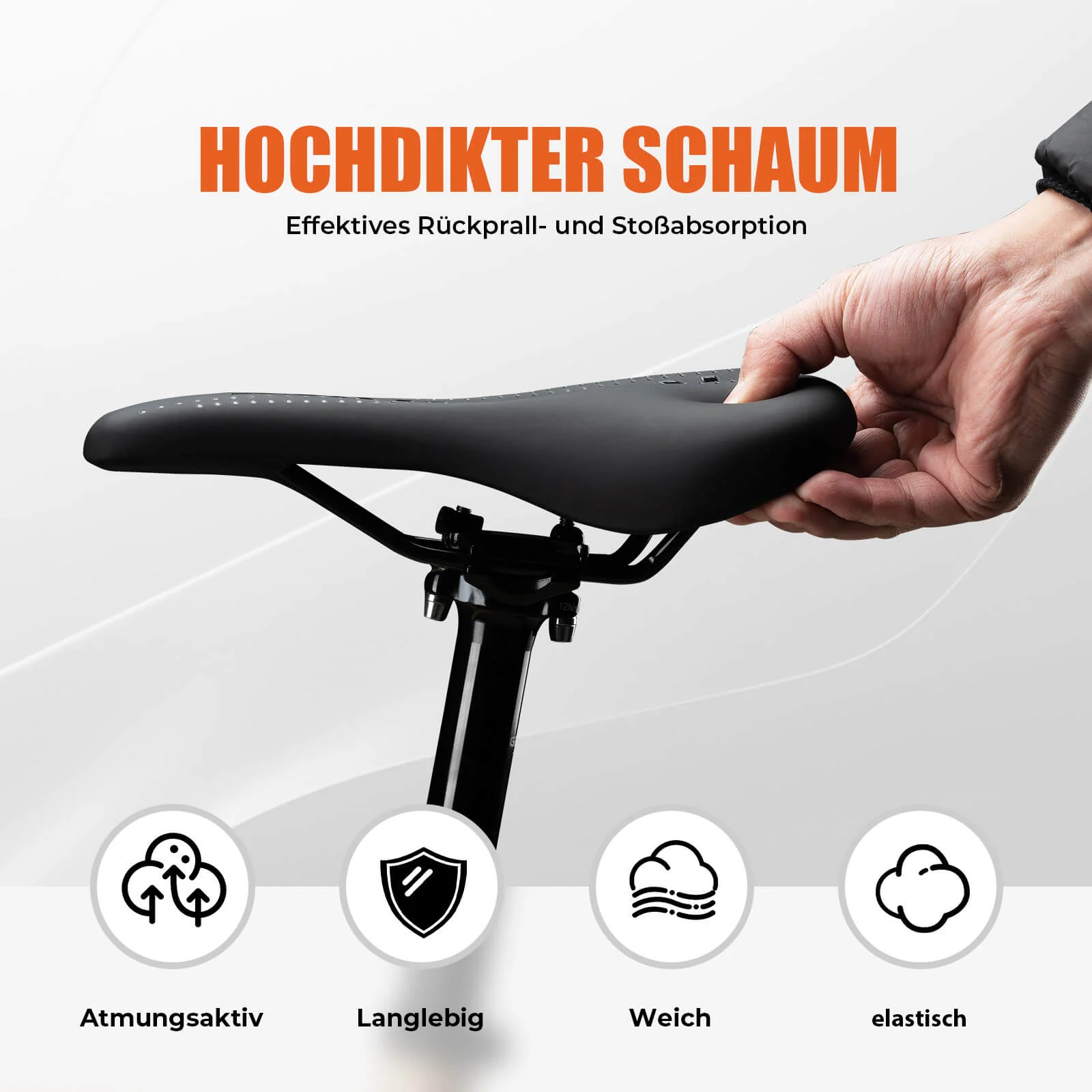 ROCKBROS Fahrradsattel Ergonomisch Fahrradsitz Atm 132e1be67c23