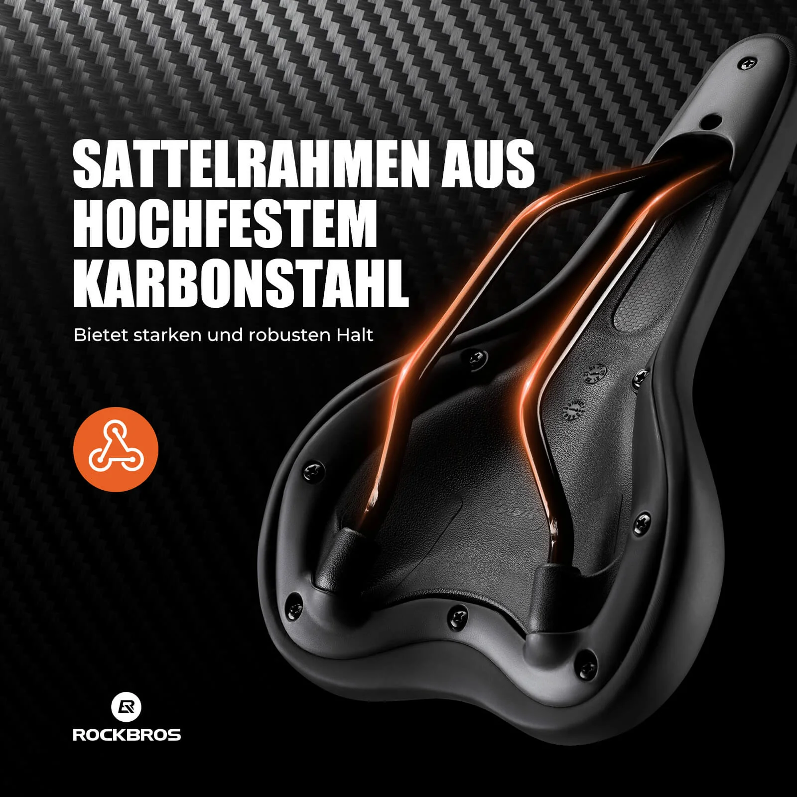 ROCKBROS Fahrradsattel Ergonomisch Fahrradsitz Atm 72246e908b86
