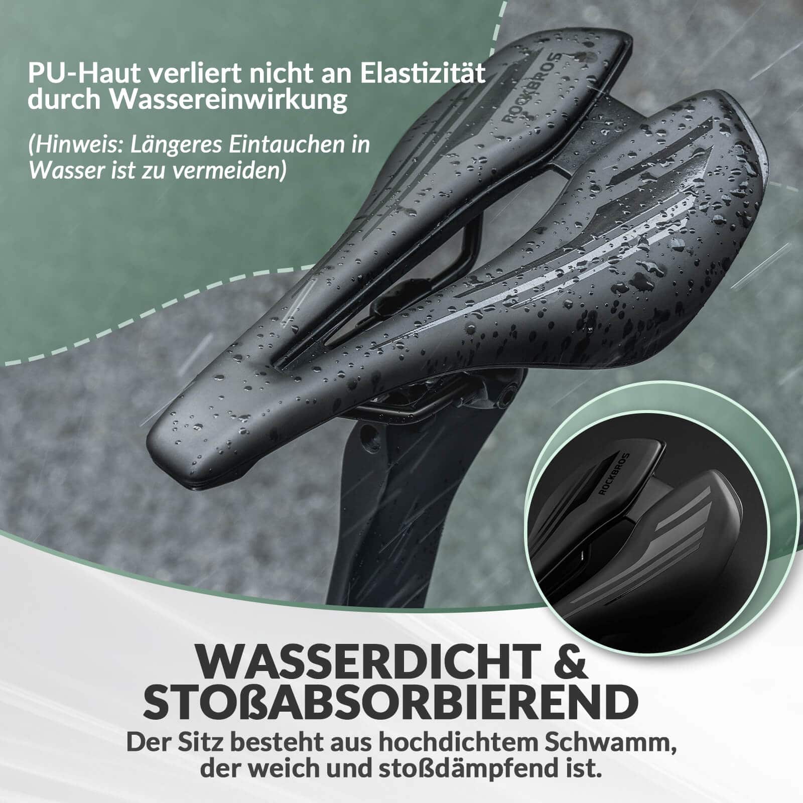 ROCKBROS Fahrradsattel Ergonomisch Fahrradsitz Atm 89e98f43eab8