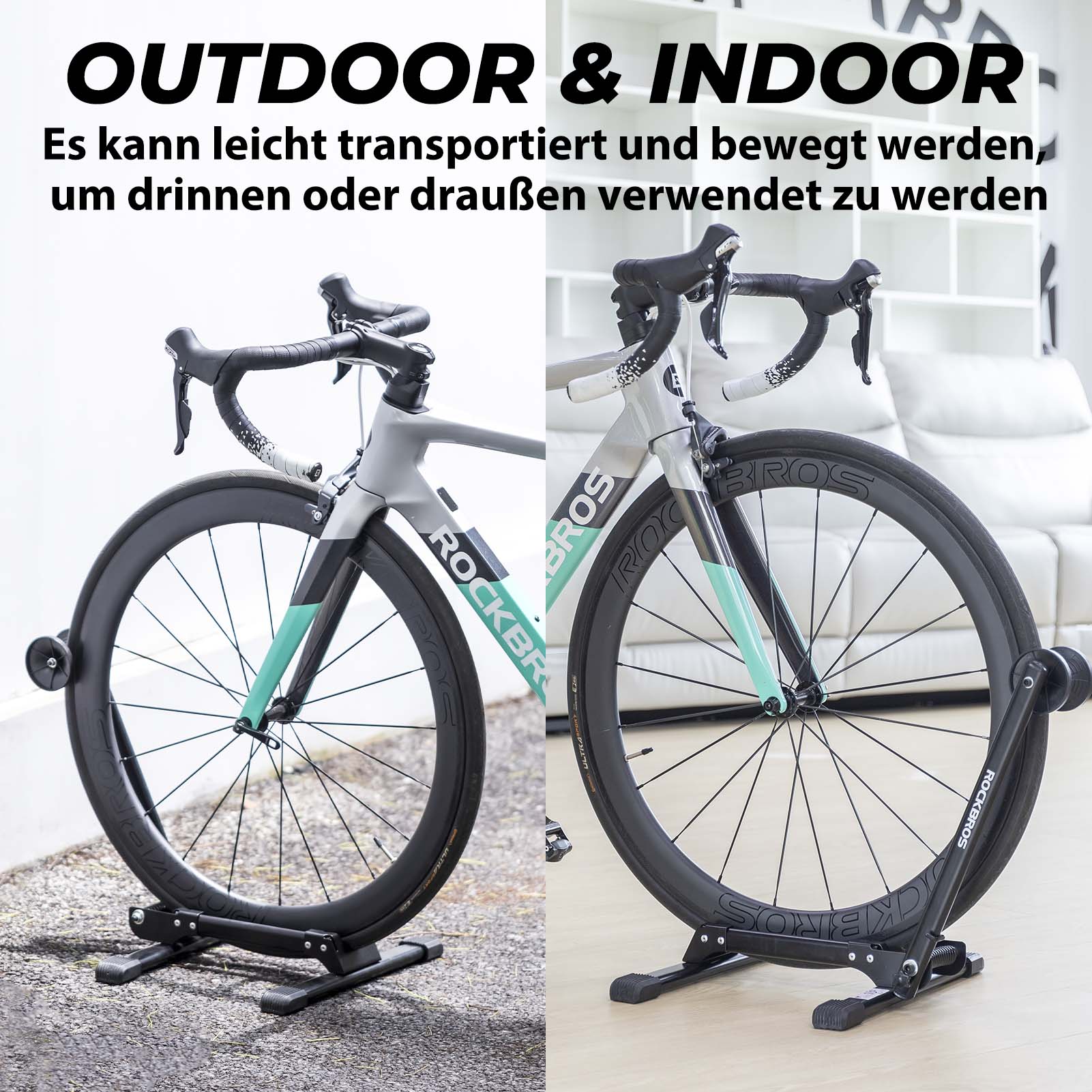 ROCKBROS Fahrradständer Faltbar aus Aluminium Eins 34640166e613