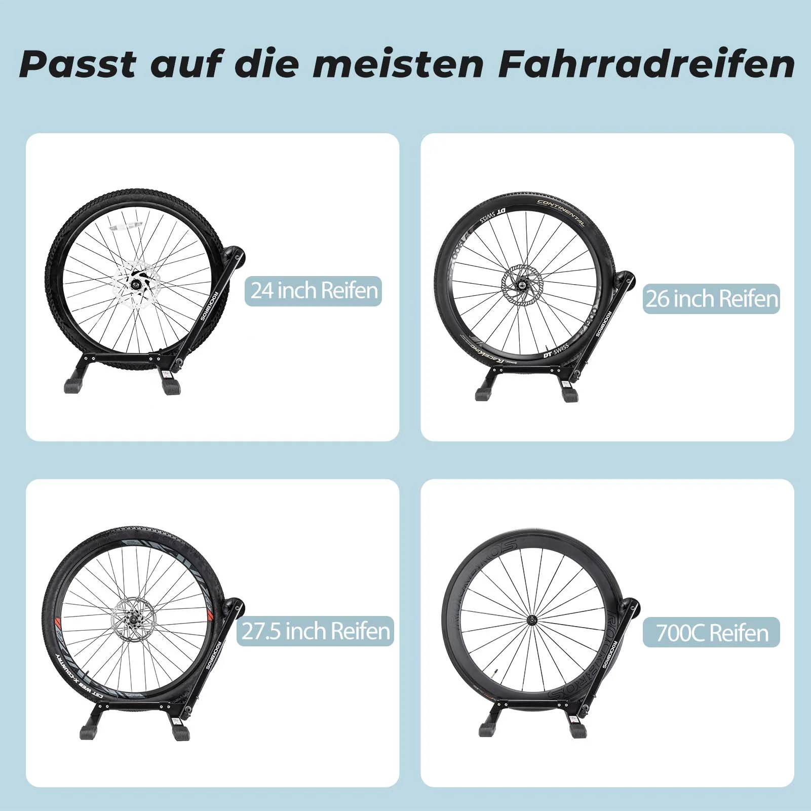 ROCKBROS Fahrradständer Faltbar aus Aluminium Eins 748f47732446