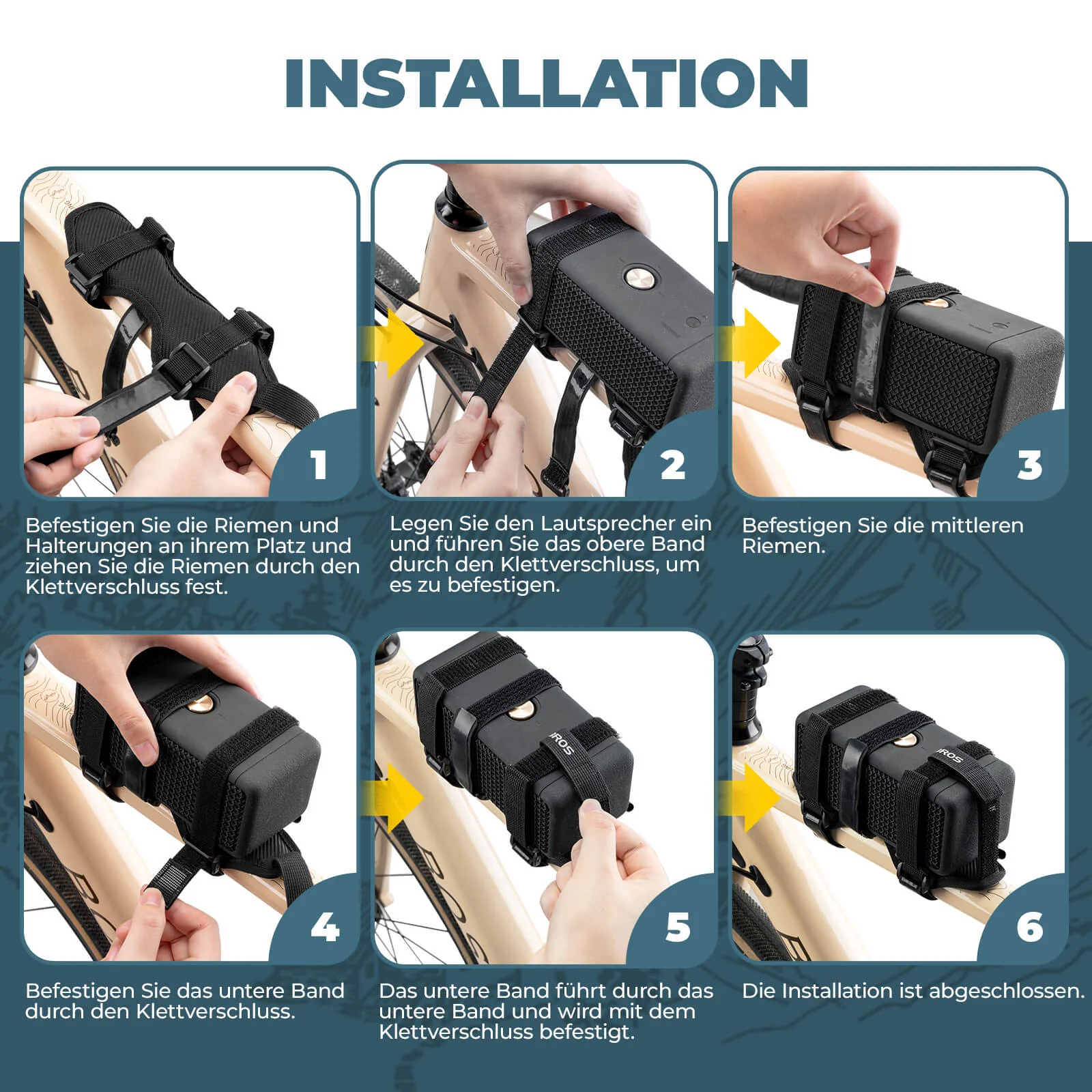 ROCKBROS Flaschenhalter Fahrrad Lautsprecherhalter 73e7038fe35a