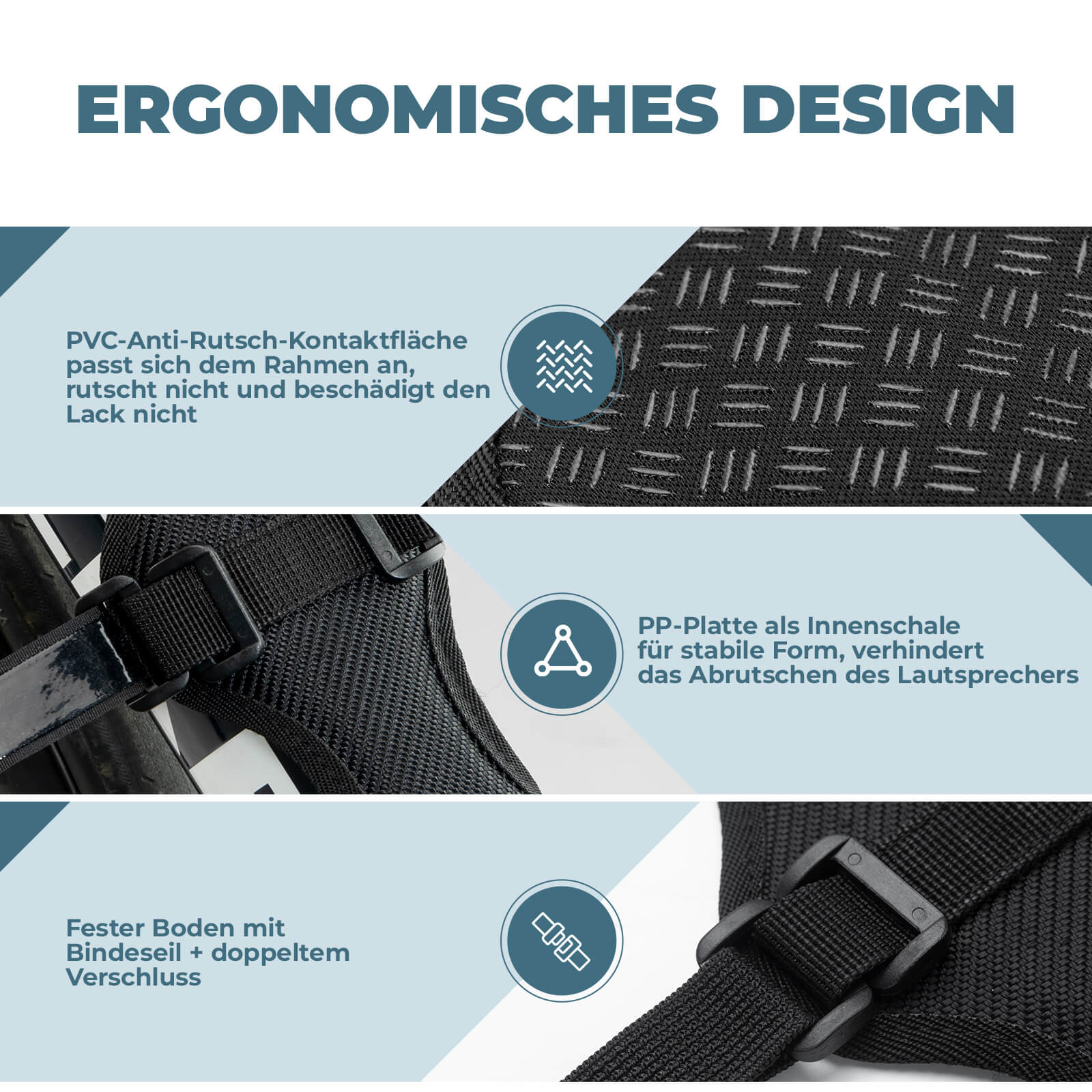 ROCKBROS Flaschenhalter Fahrrad Lautsprecherhalter da12b7c318ac