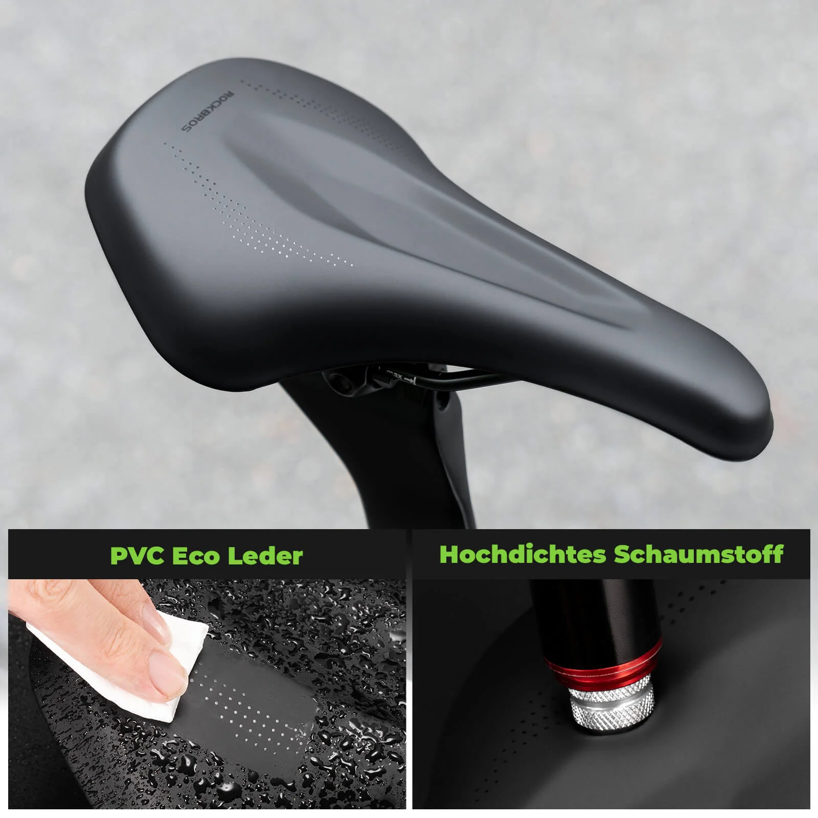 ROCKBROS Leichter Fahrradsattel mit Atmungsaktivit a7fb439ec3b8