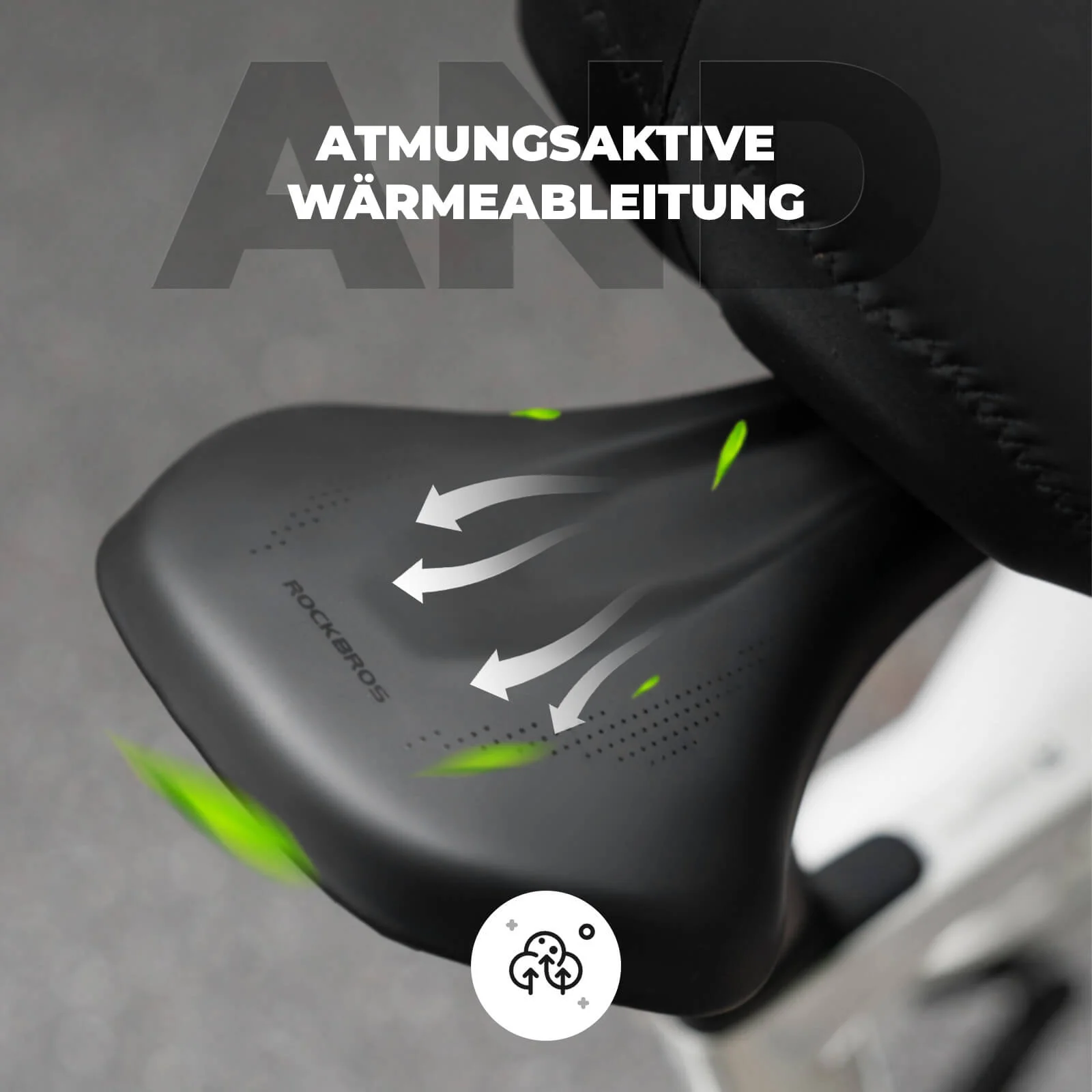 ROCKBROS Leichter Fahrradsattel mit Atmungsaktivit f34d63eb0c9b