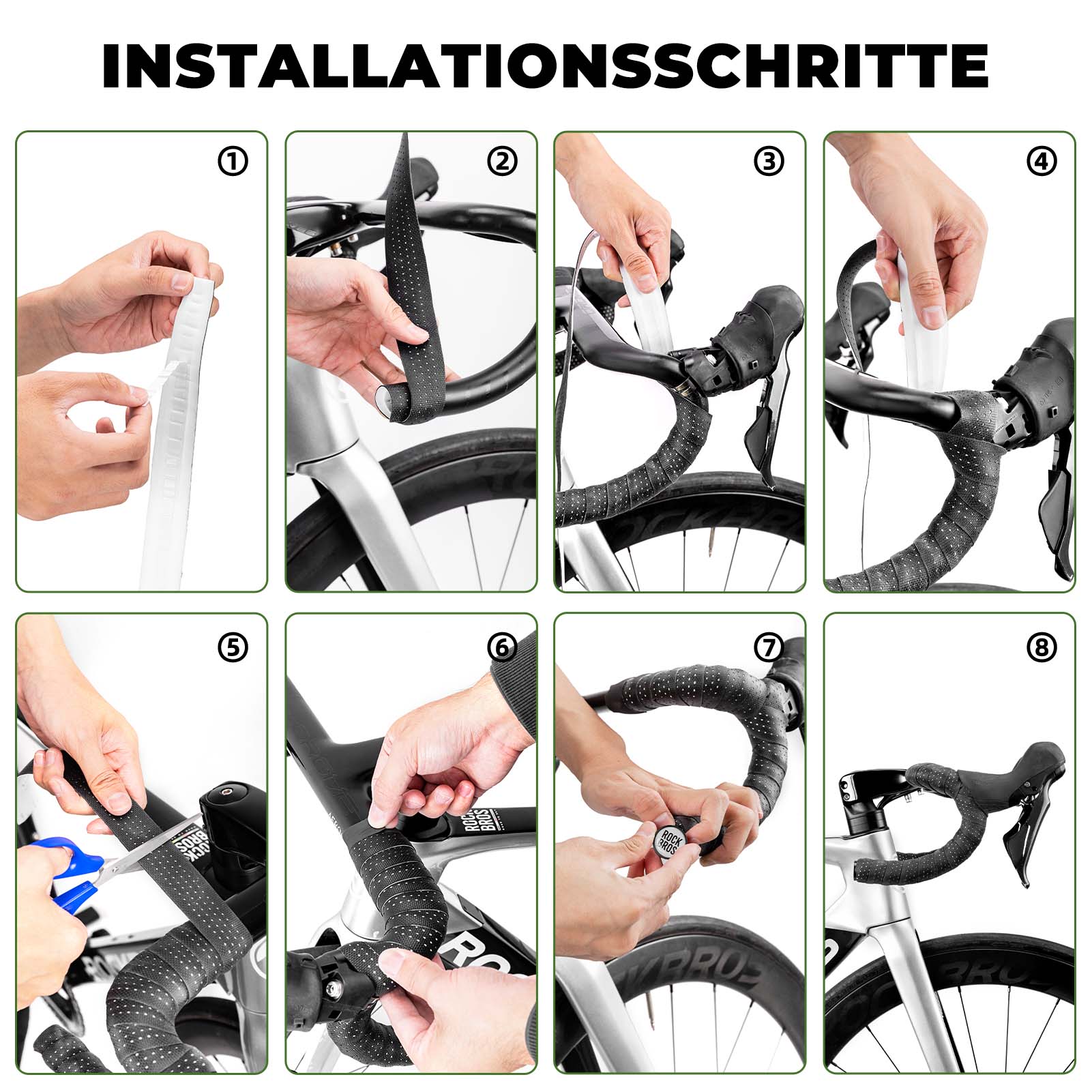 ROCKBROS Lenkerband Rennrad Rutschfest Stoßdämpfer 3e5ad92c32ee