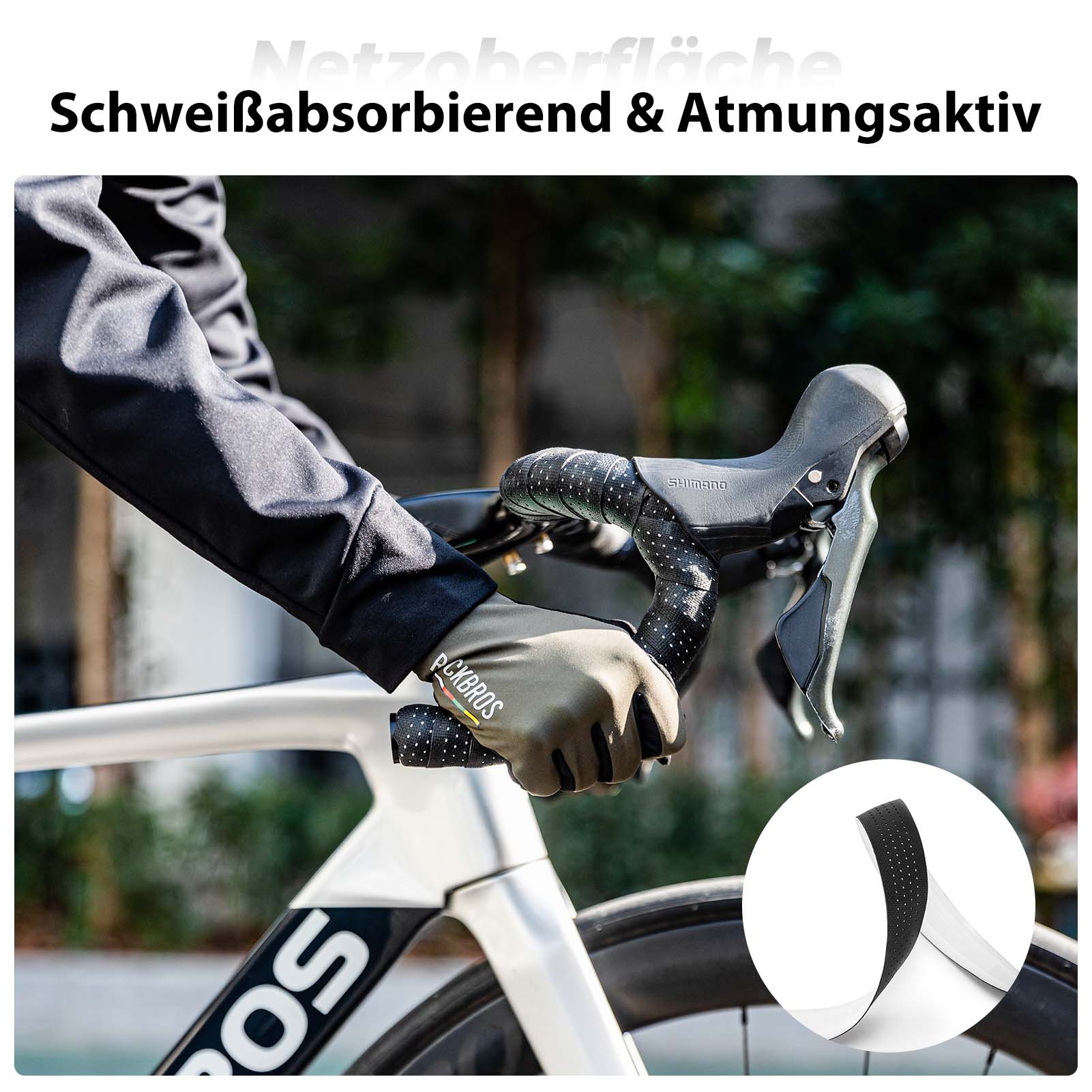 ROCKBROS Lenkerband Rennrad Rutschfest Stoßdämpfer 5b5e122ee73a