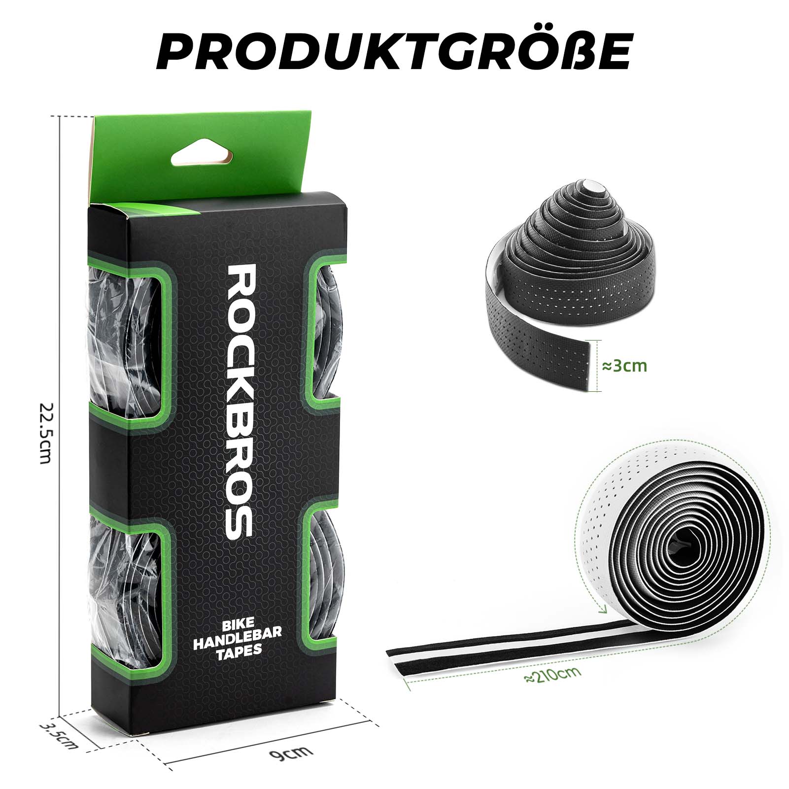 ROCKBROS Lenkerband Rennrad Rutschfest Stoßdämpfer 8225d2c2e7cd