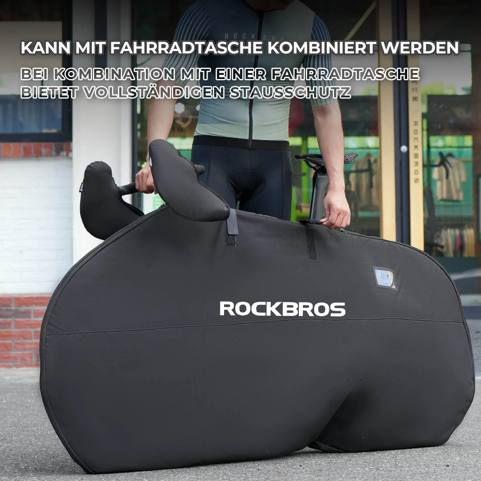 ROCKBROS Lenkerschutz Universell   Stoßdämpfend  b81b0af32224