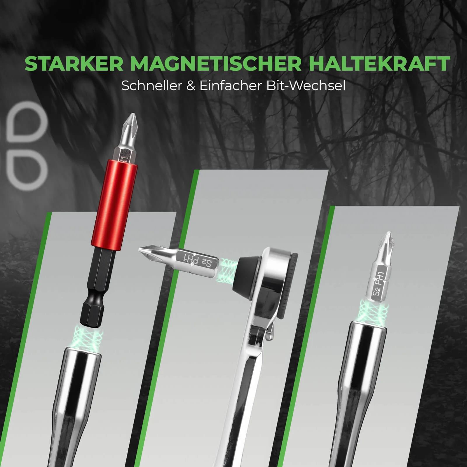 ROCKBROS Magnetisches Fahrradwerkzeugset mit Ratsc fff2c7f995bc