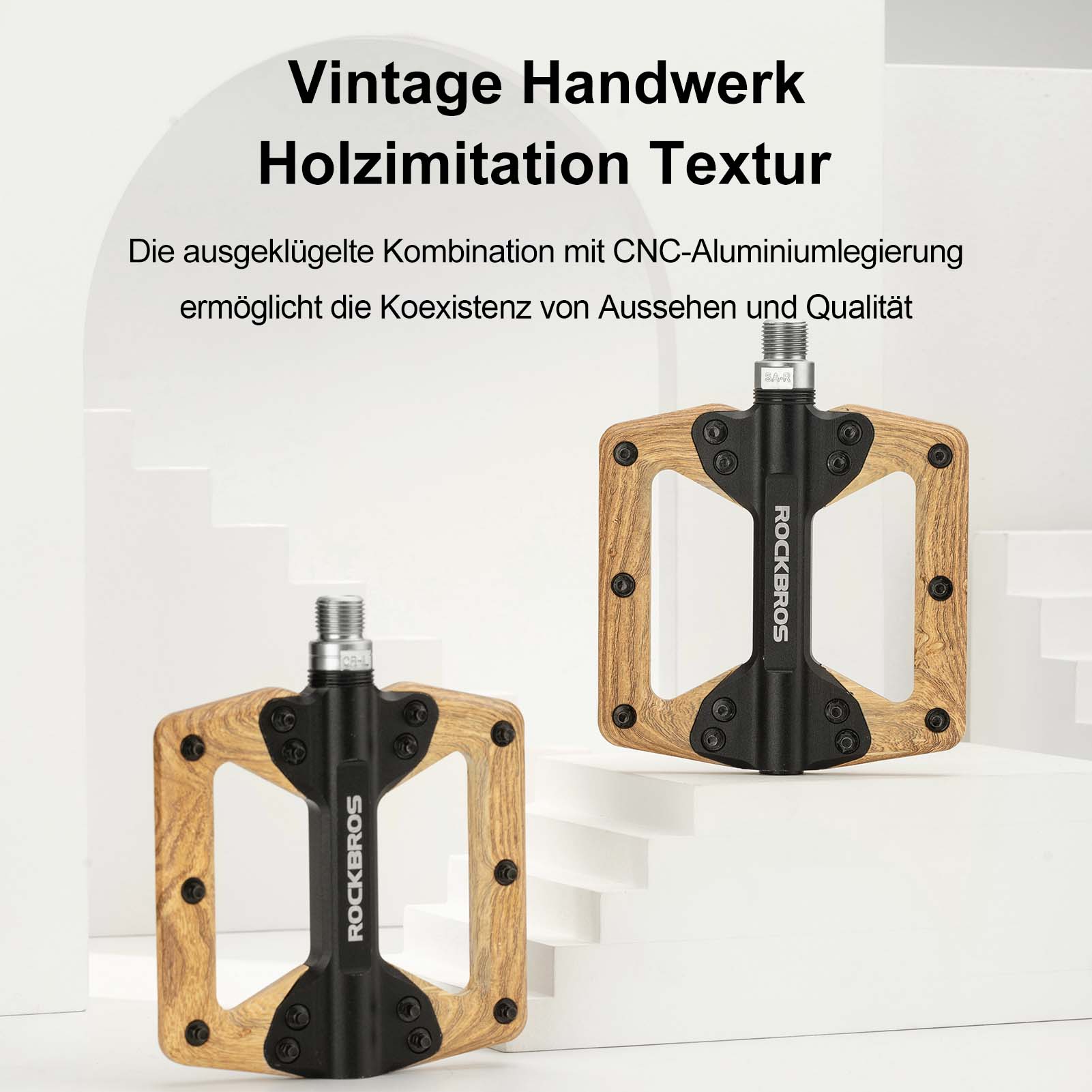 ROCKBROS Pedale CNC Alu Flat Pedale mit 3 abgedich 0cba001435fc