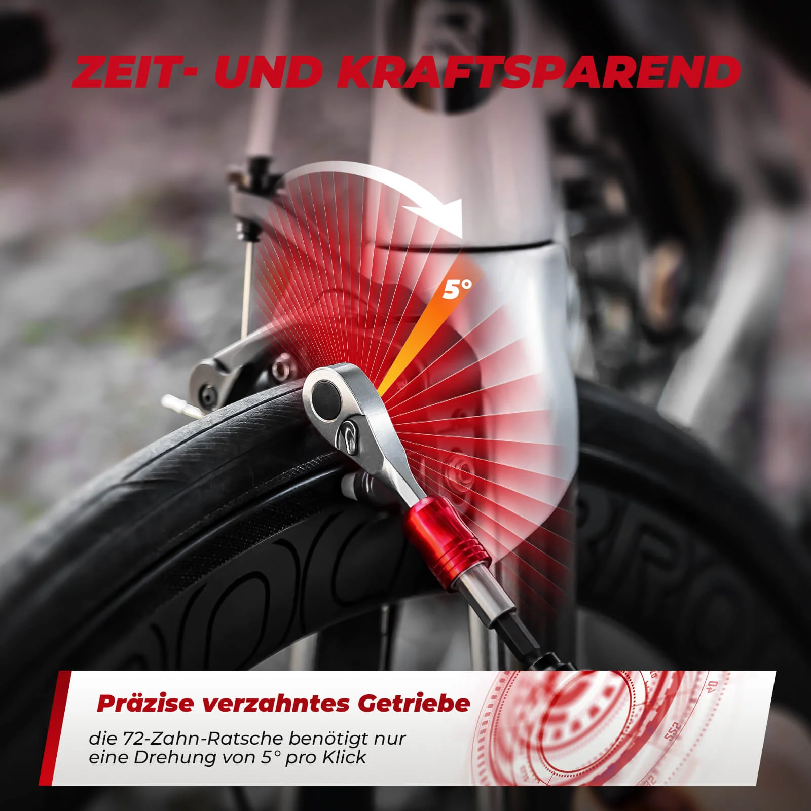 ROCKBROS Ratschenschlüssel Set 1 4 Zoll Mini Repar ca8ad8e9e7be