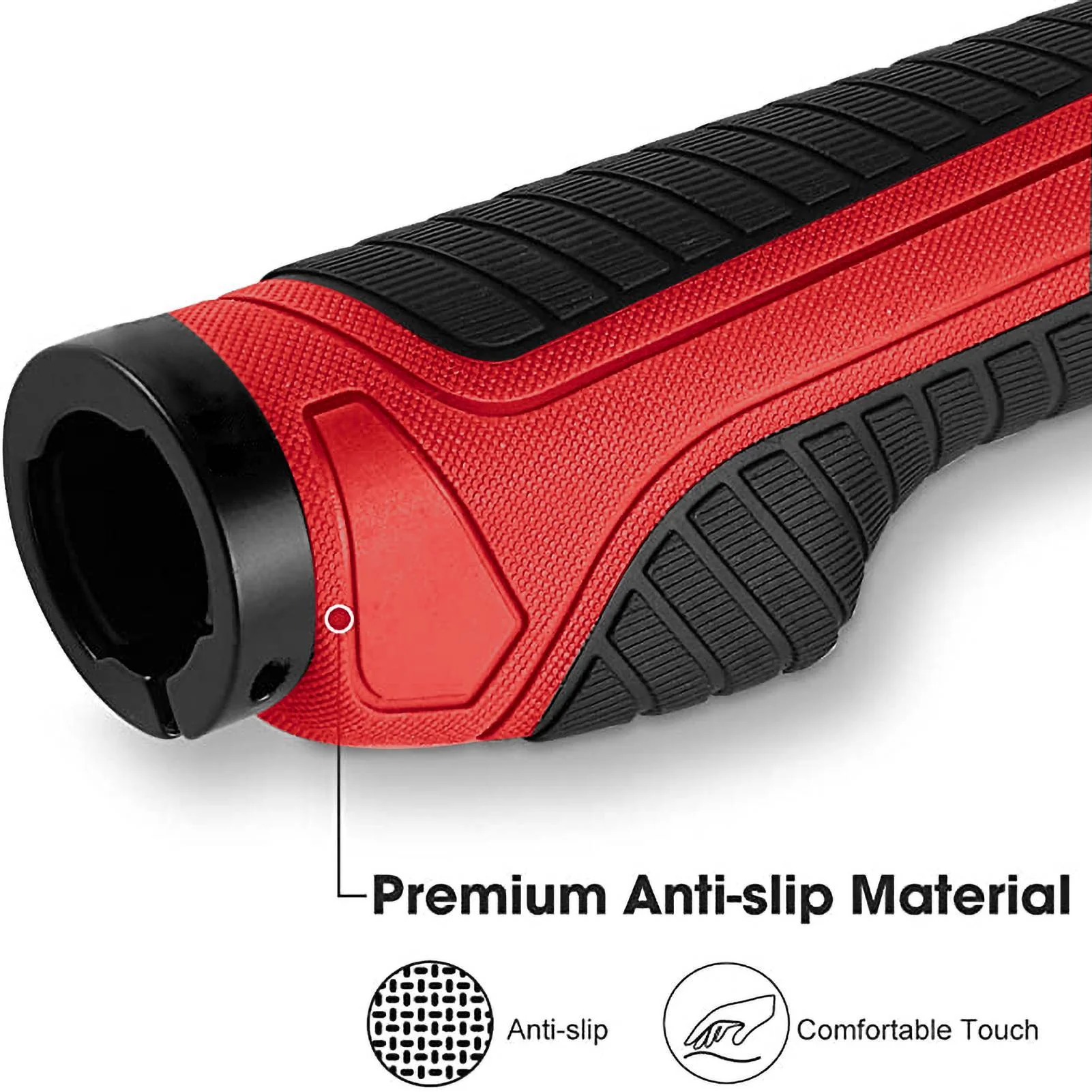 ROCKBROS Rutschfeste Fahrradgriffe aus Gummi mit L 050d44164e0d