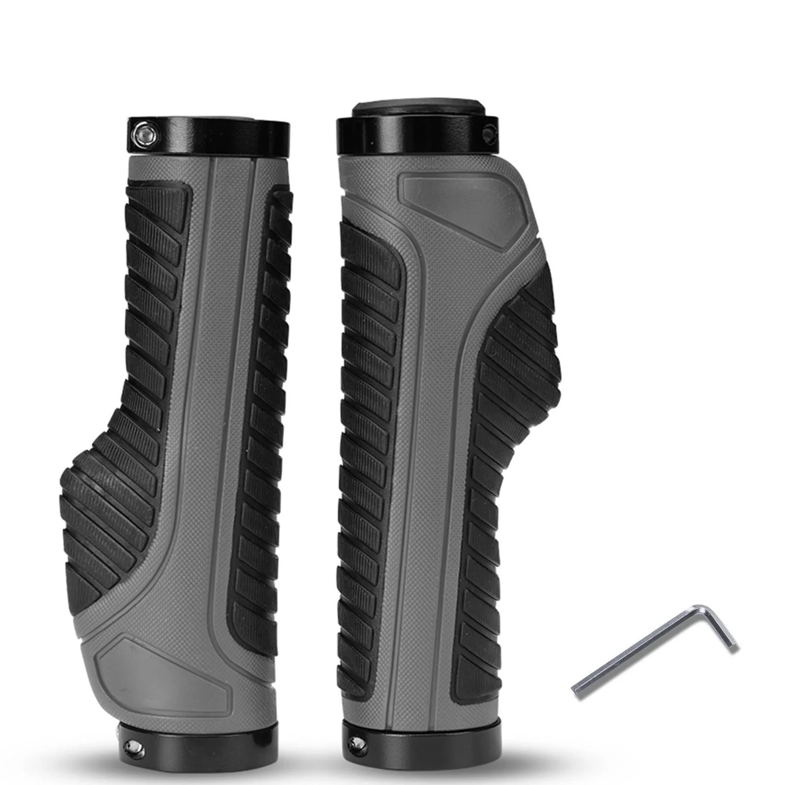 ROCKBROS Rutschfeste Fahrradgriffe aus Gummi mit L 4f624172aa04