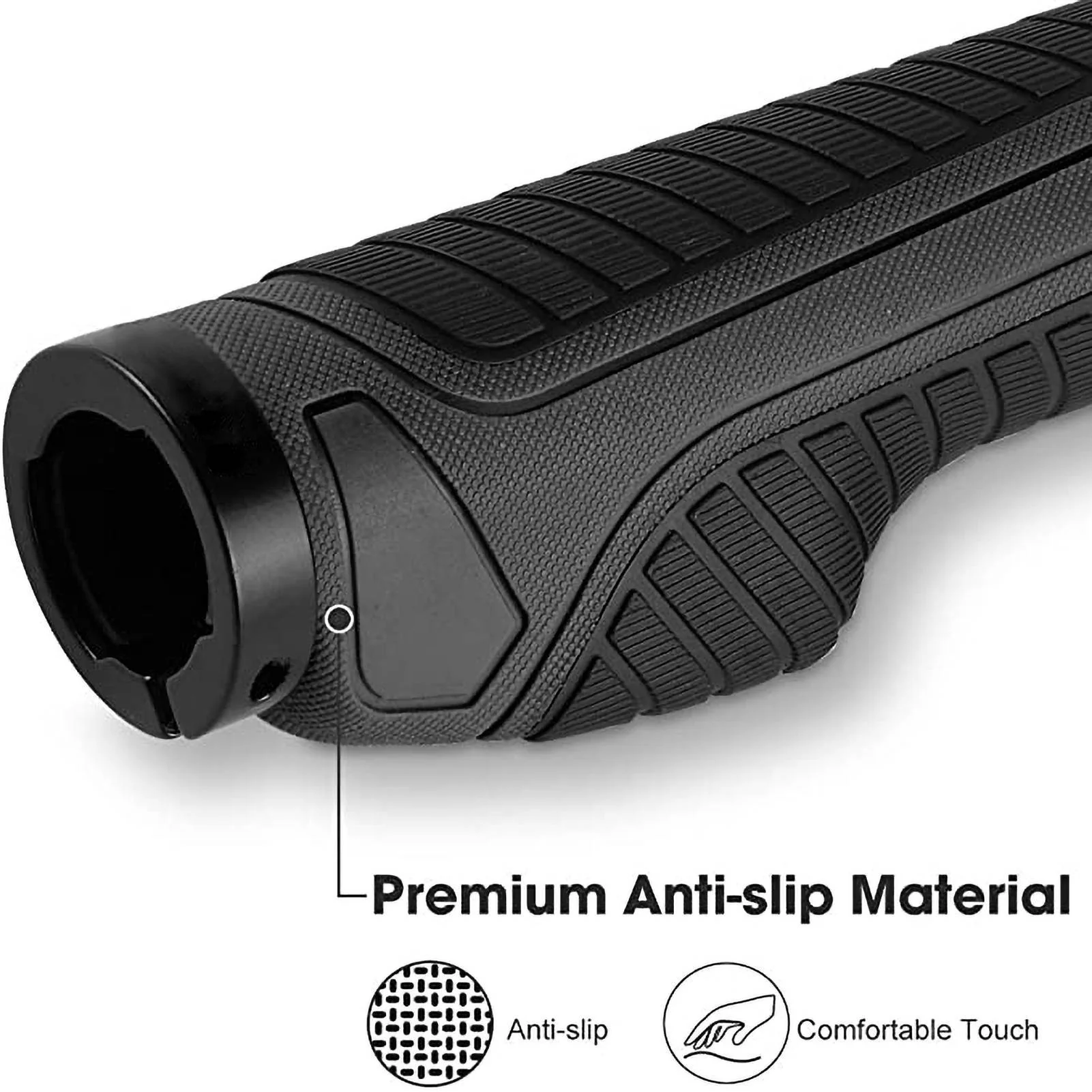 ROCKBROS Rutschfeste Fahrradgriffe aus Gummi mit L 937b914b173d