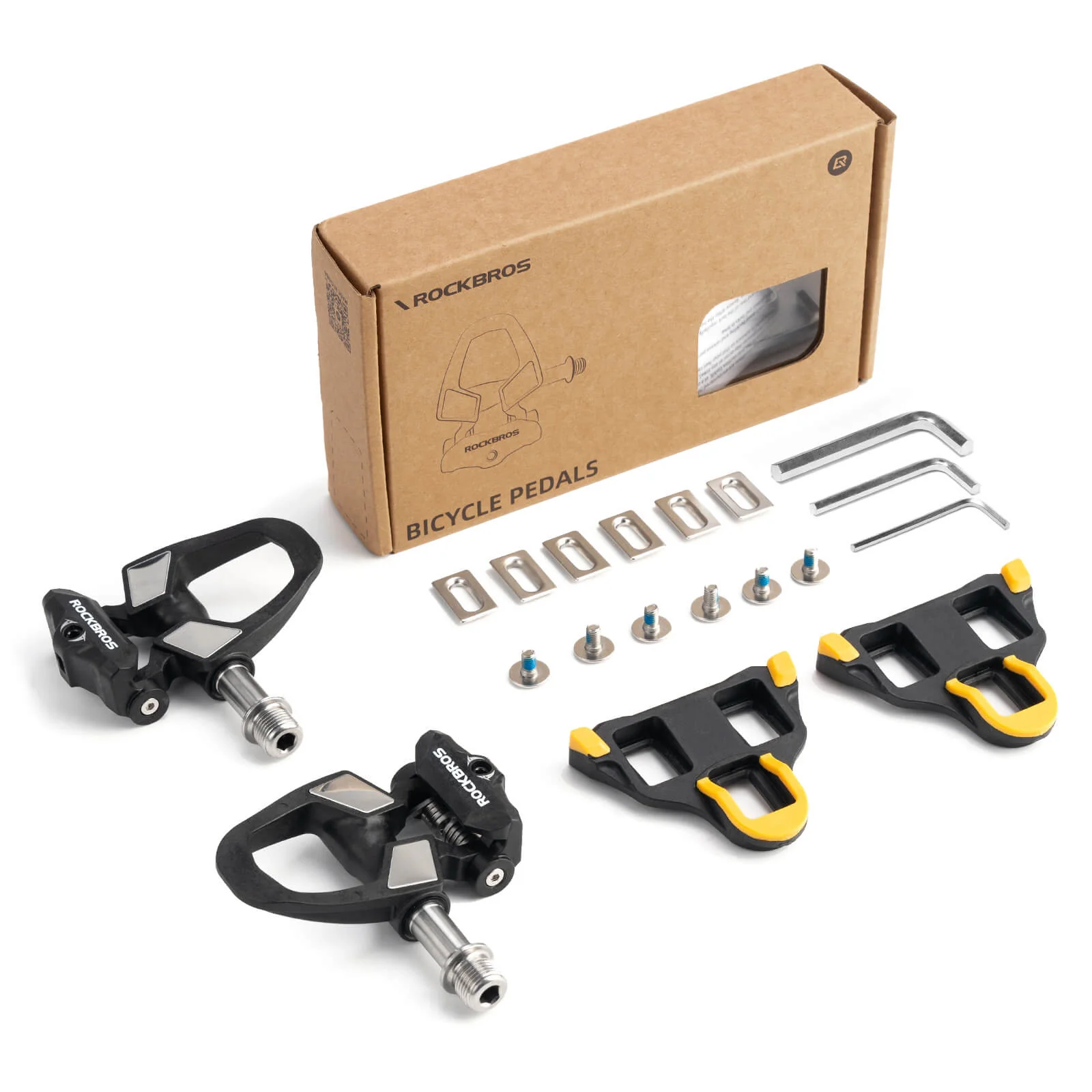 ROCKBROS SPD Fahrradpedale mit Einstellbarer Spann e02557cfdd45
