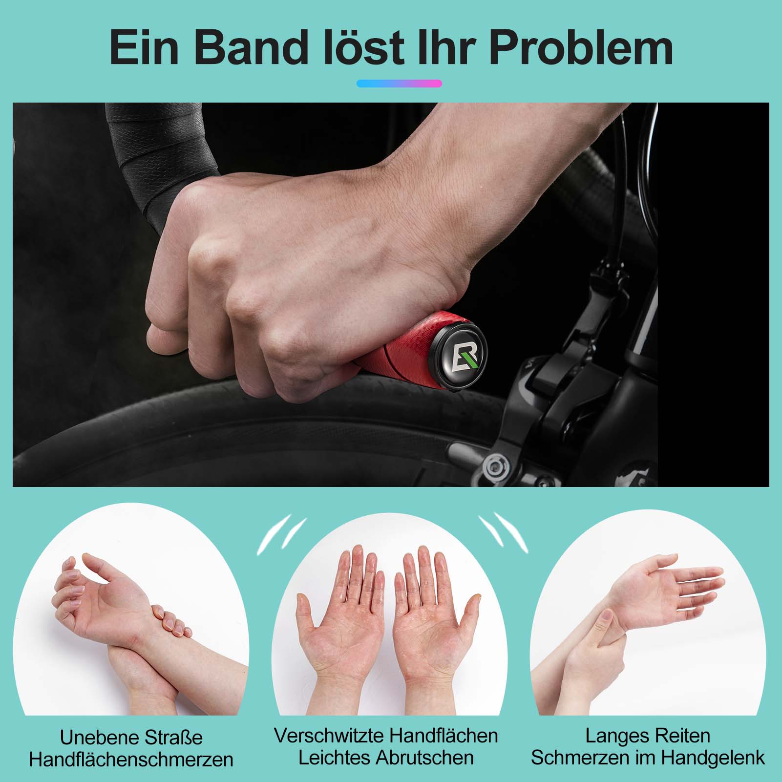 ROCKBROS rutschfest Fahrrad Lenkerband für MTB Ren 2caa1f4b810f