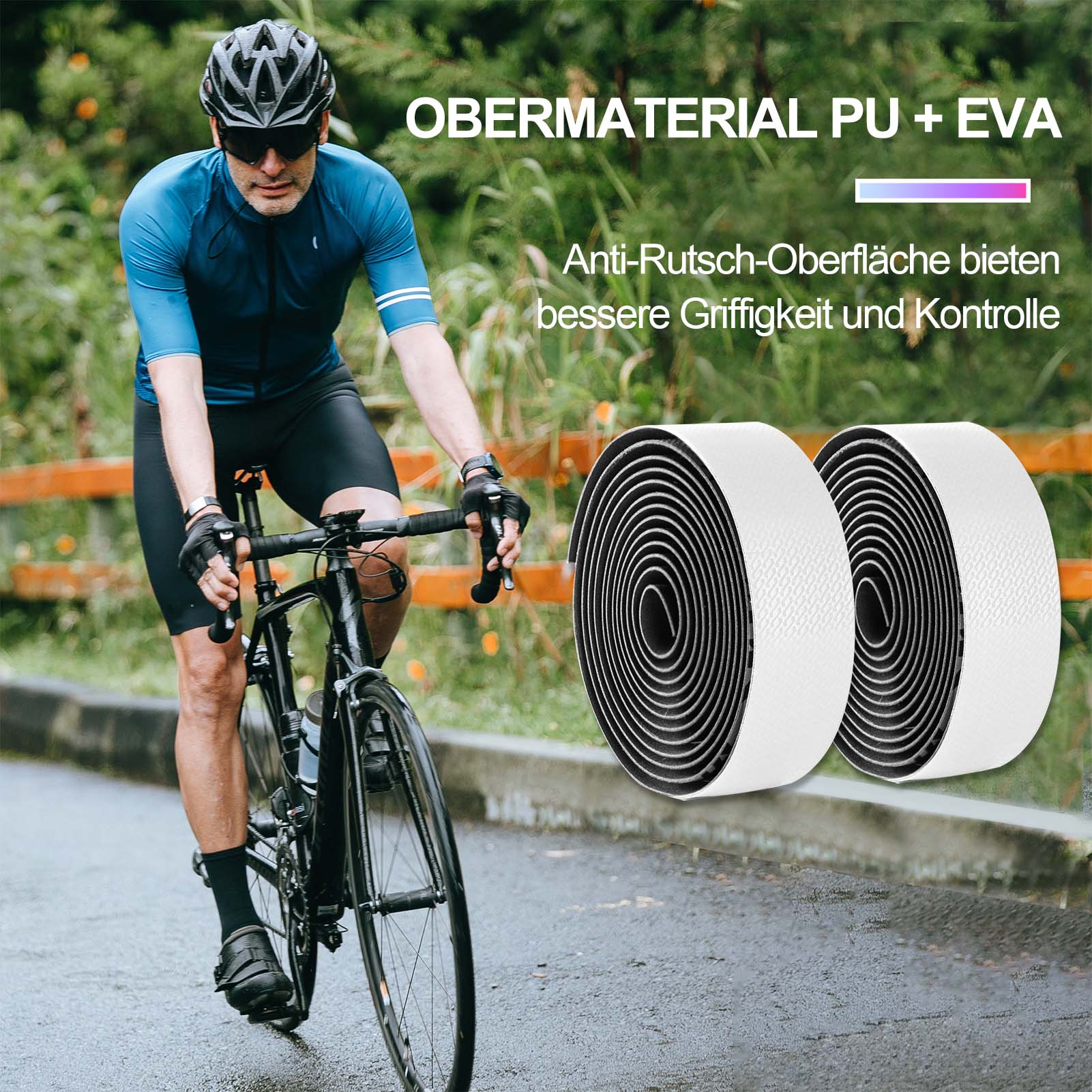 ROCKBROS rutschfest Fahrrad Lenkerband für MTB Ren 8da413c188aa