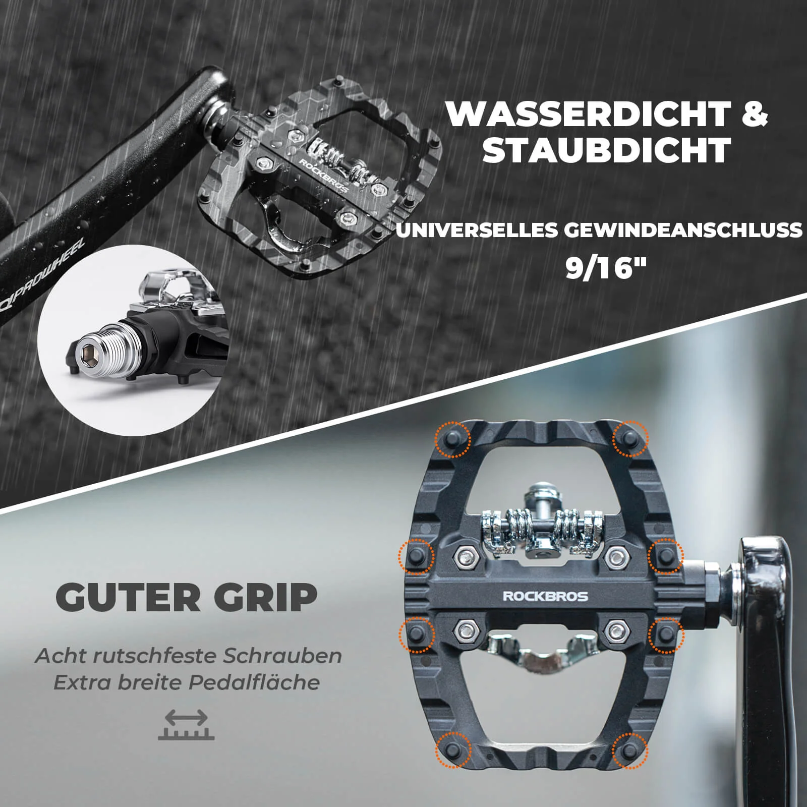 SPD Klickpedale   Plattformpedale 2 in 1 inkl  Cle d69da7c8fe57