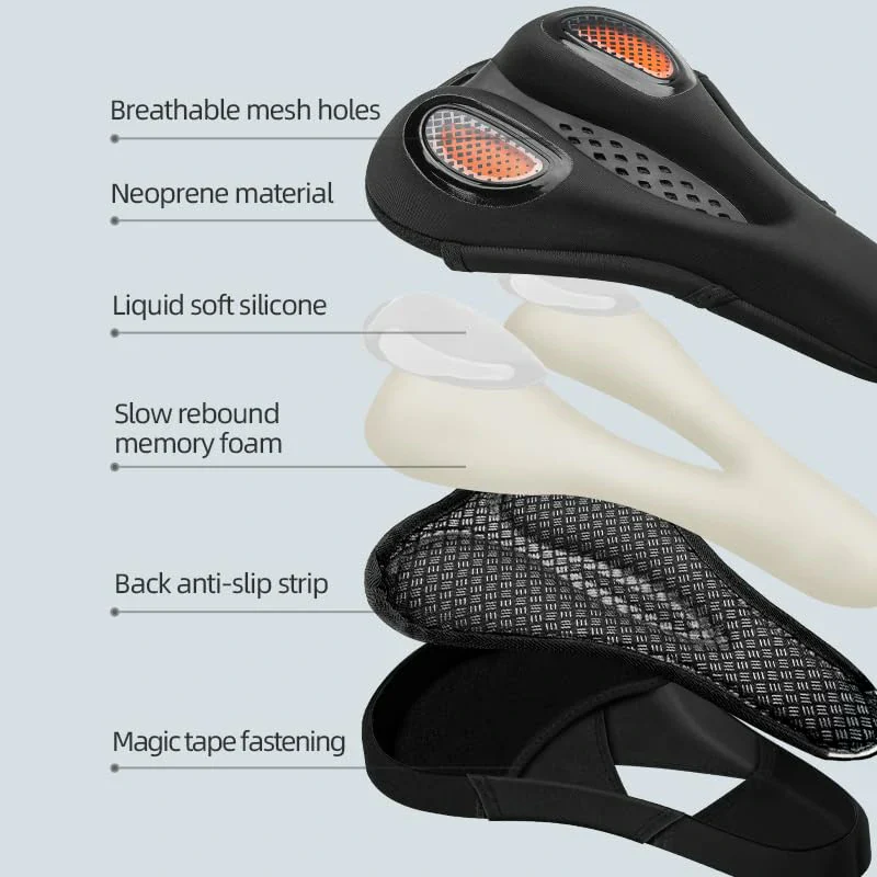 Sattelschutz Fahrrad mit einer Regenhülle ausgesta 50ebb2f6606d