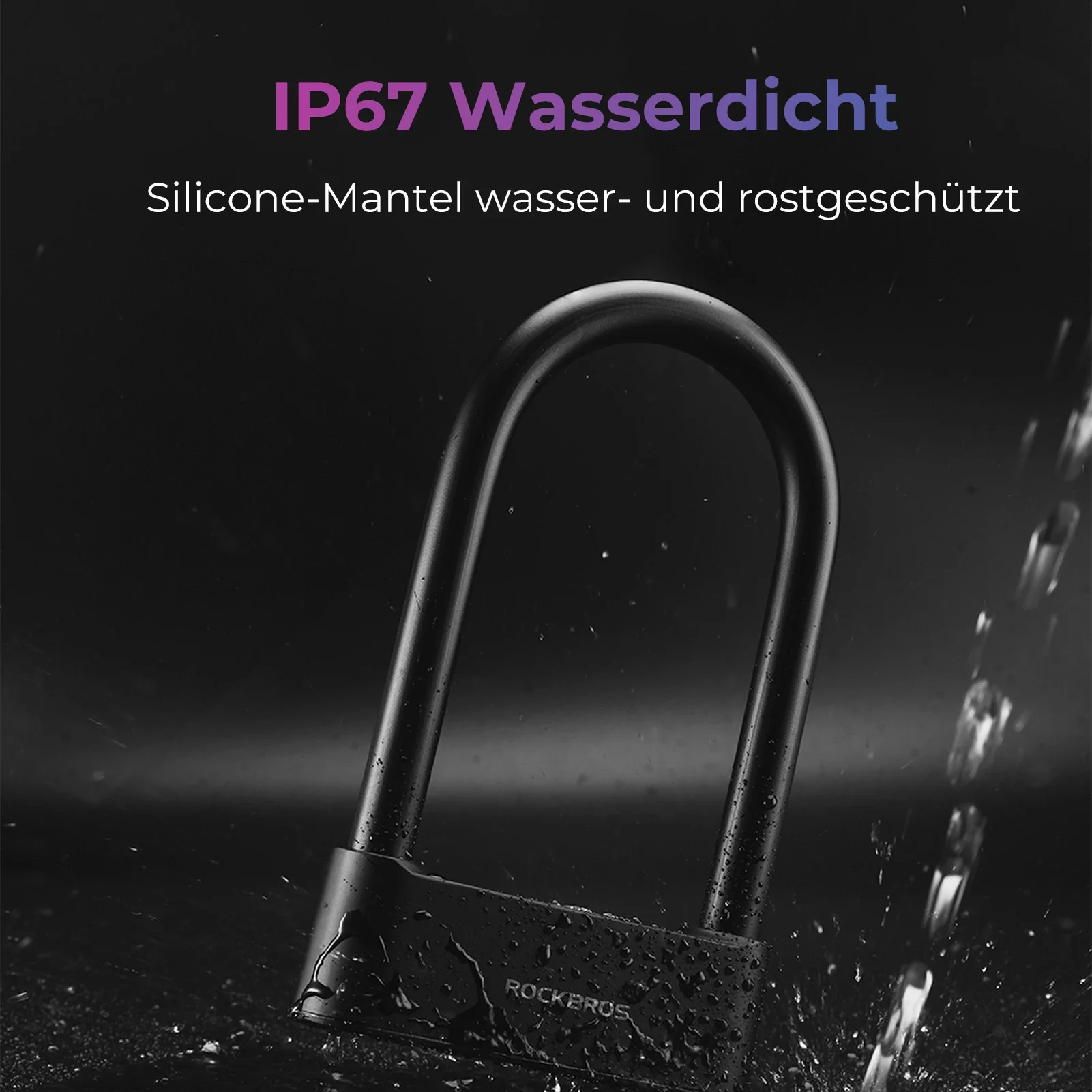 Schloss Fingerabdruck Wasserdicht IP6 Fahrrad Büge 2d102be62449